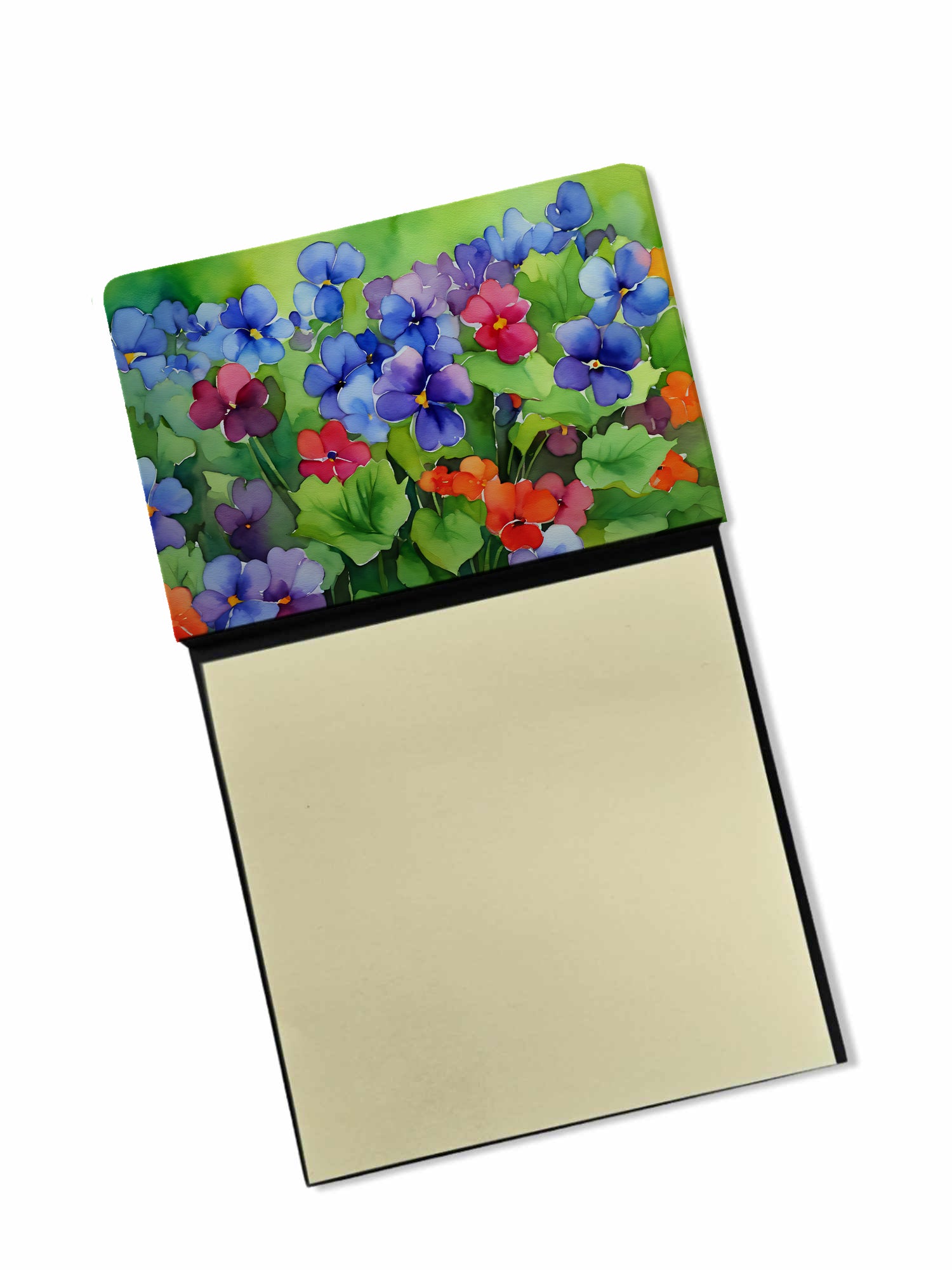 Buy this Illinois Violet in Watercolor Sticky Note Holder