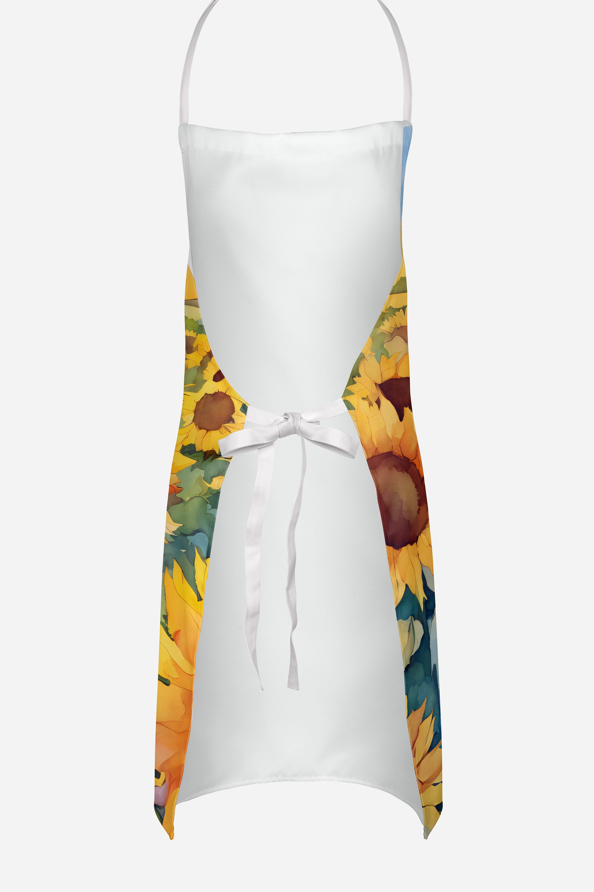 Kansas Sunflowers in Watercolor Apron