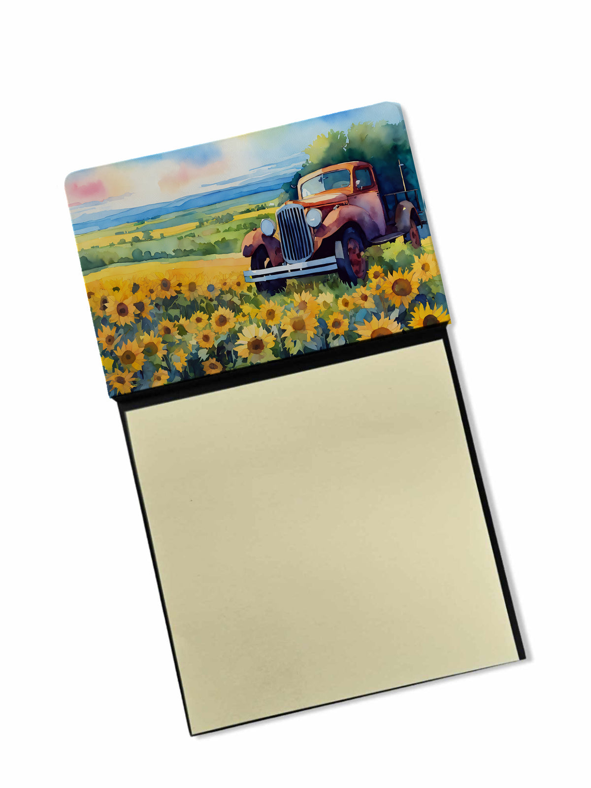 Buy this Kansas Sunflowers in Watercolor Sticky Note Holder