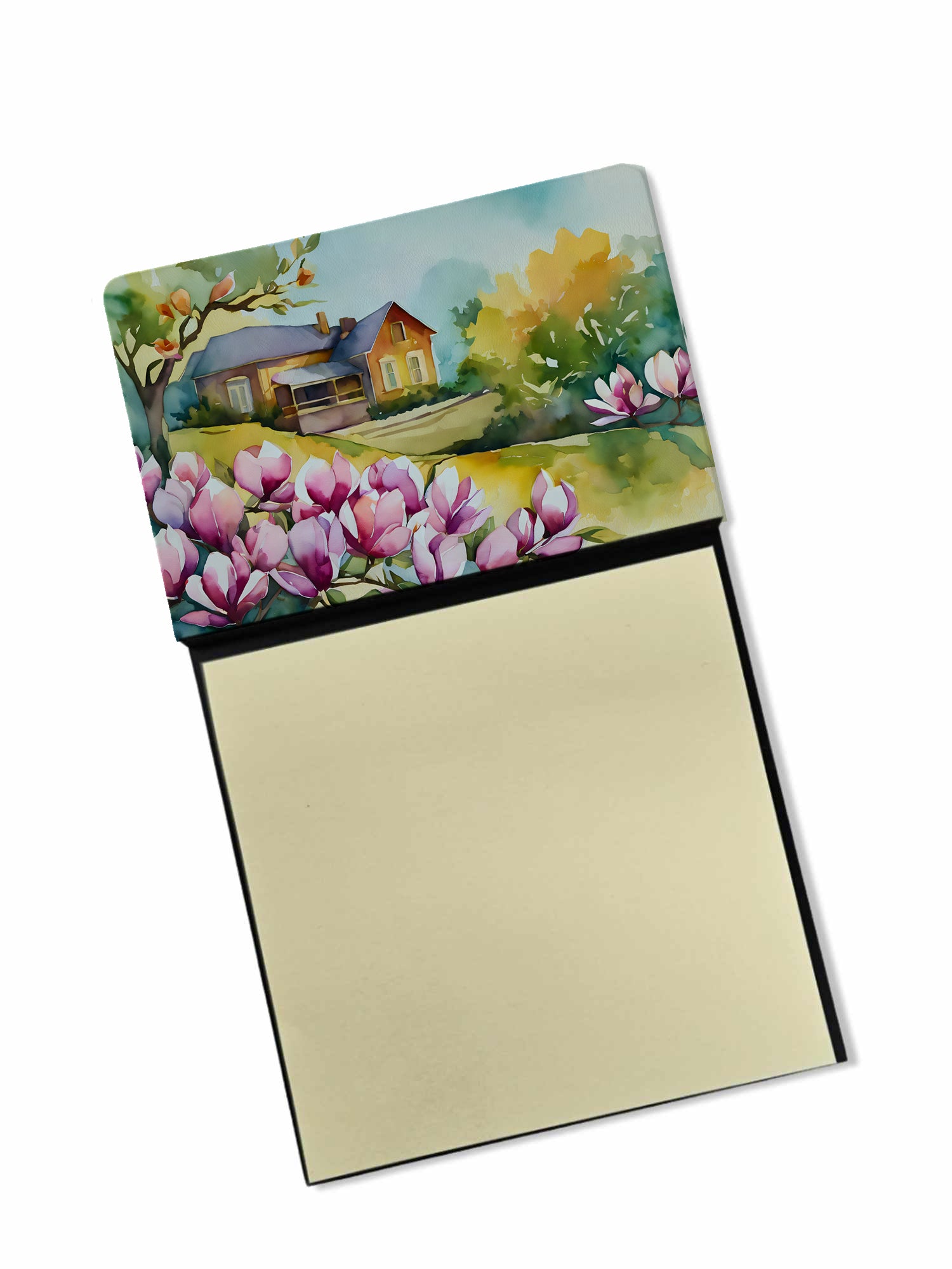 Buy this Louisiana Magnolias in Watercolor Sticky Note Holder