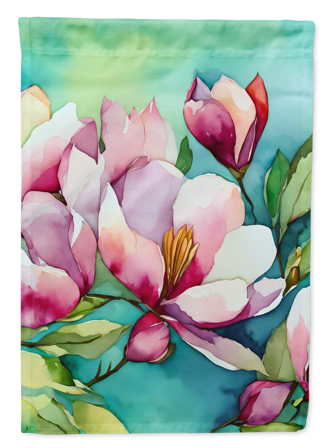 Buy this Louisiana Magnolias in Watercolor House Flag