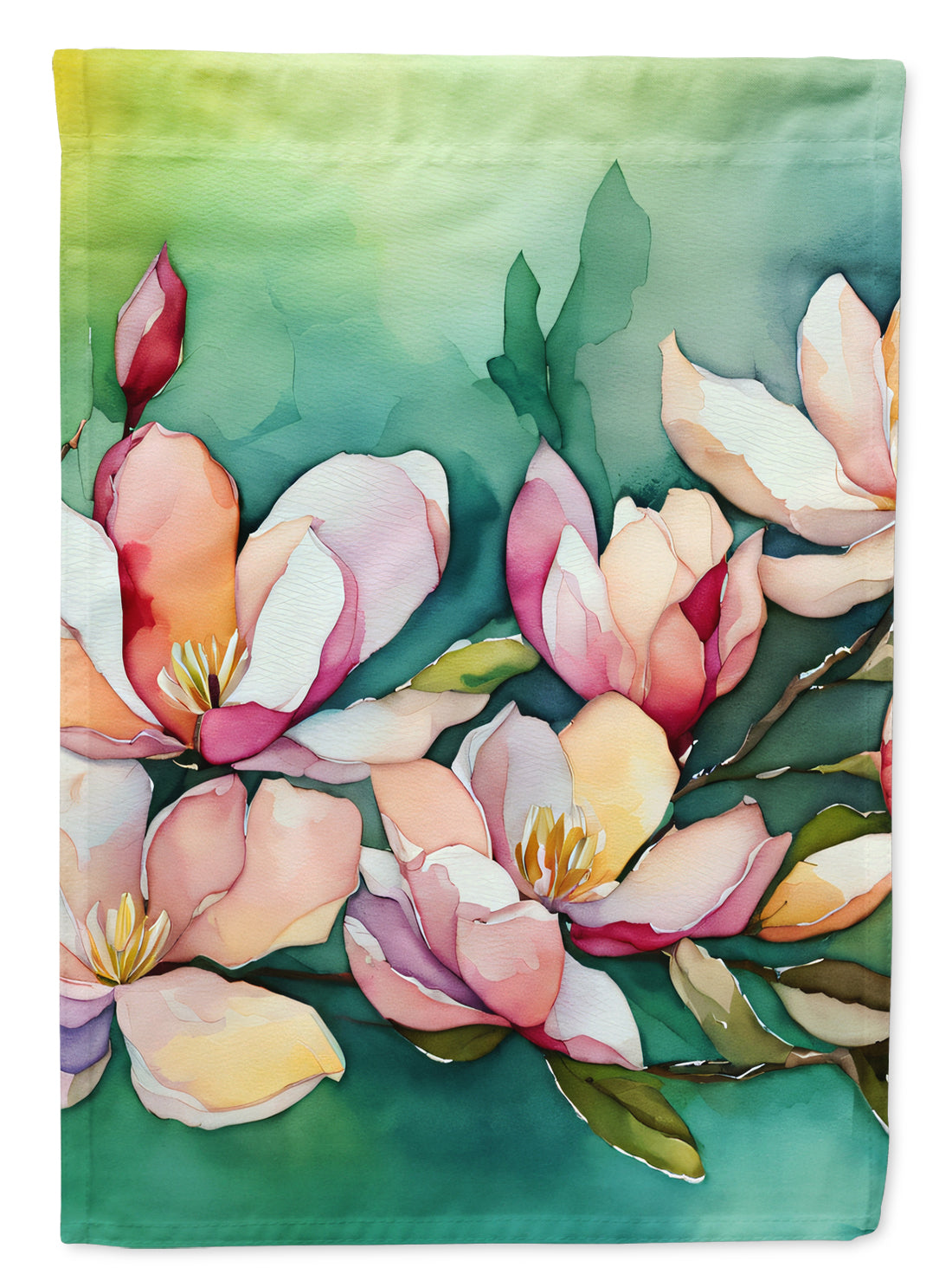 Buy this Louisiana Magnolias in Watercolor Garden Flag