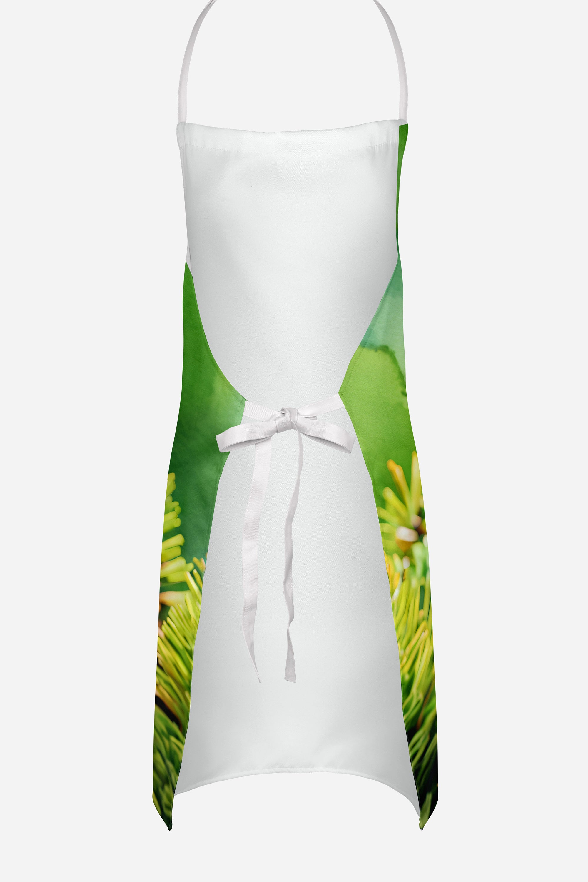 Maine White Pine Cone and Tassels in Watercolor Apron