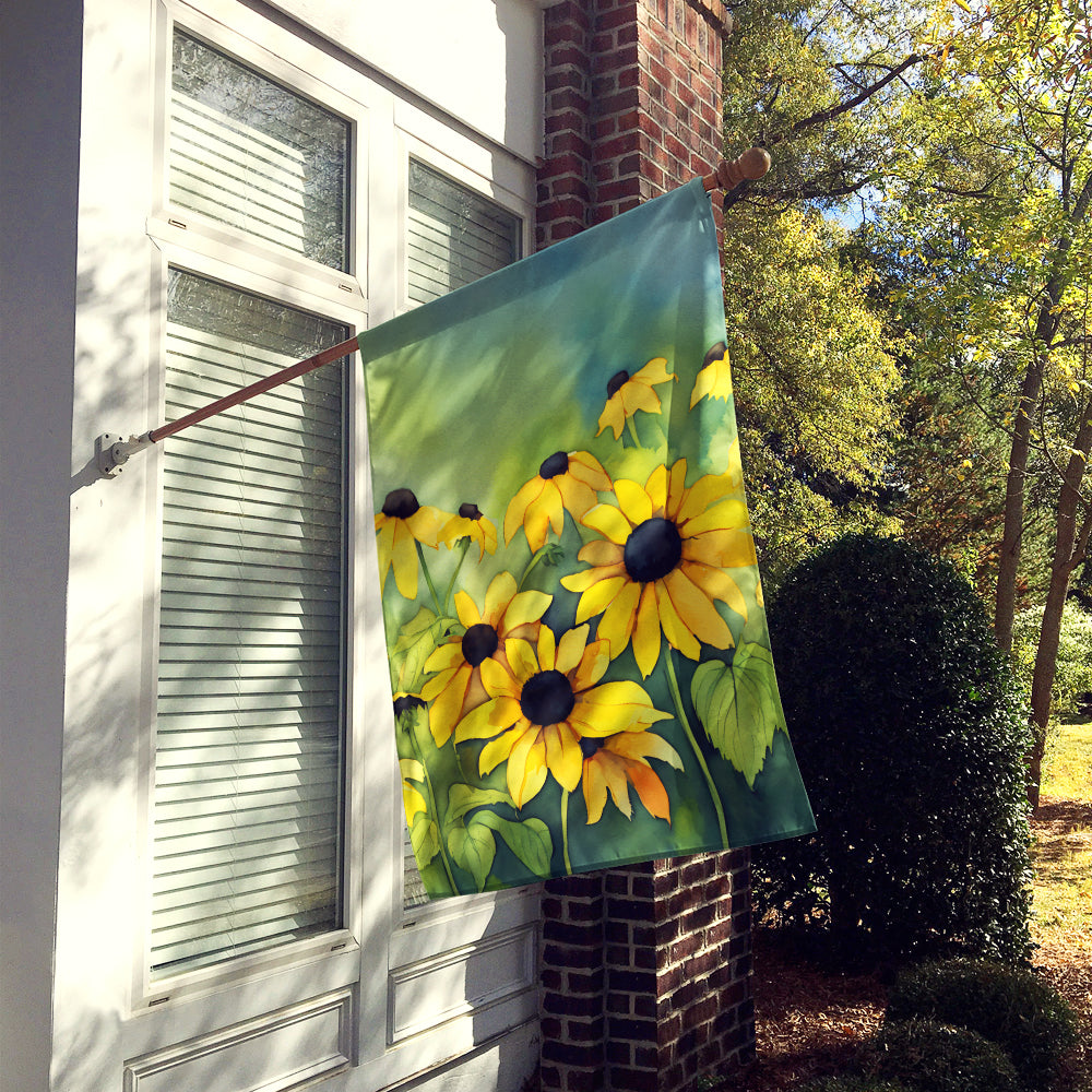 Caroline's Treasures Maryland Black-Eyed Susans in Watercolor House Flag