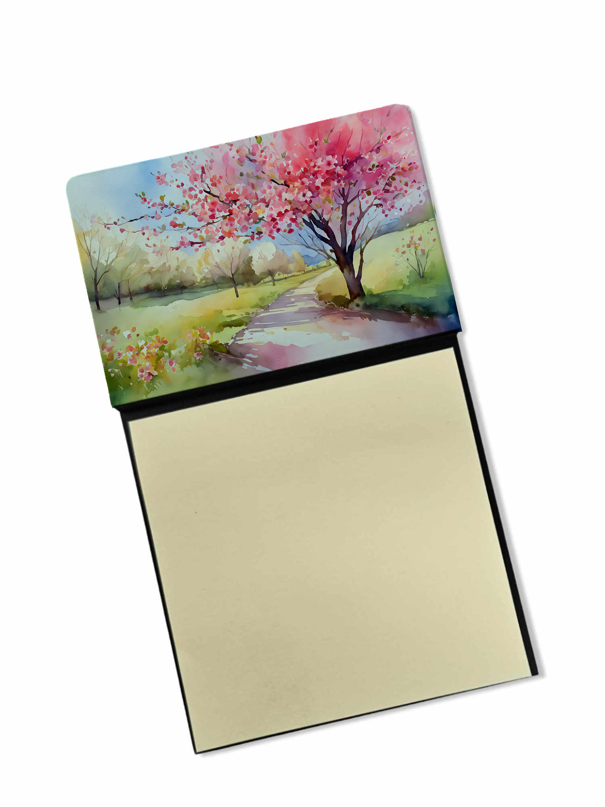 Buy this Michigan Apple Blossoms in Watercolor Sticky Note Holder