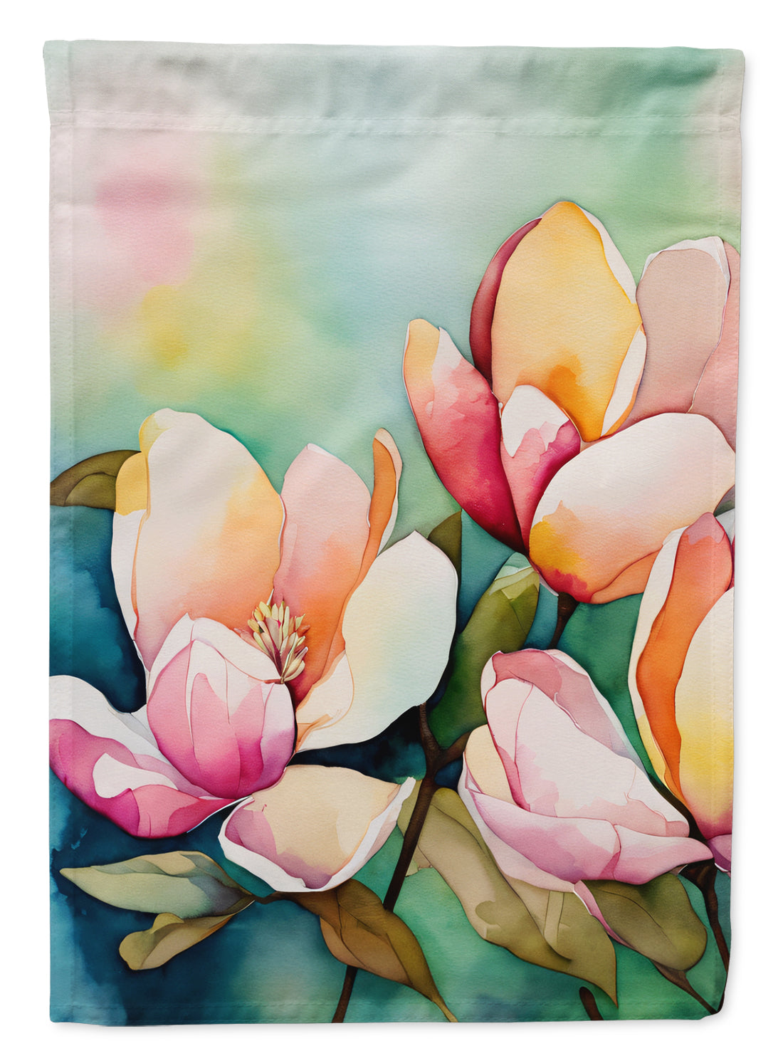 Caroline's Treasures Mississippi Magnolia in Watercolor House Flag