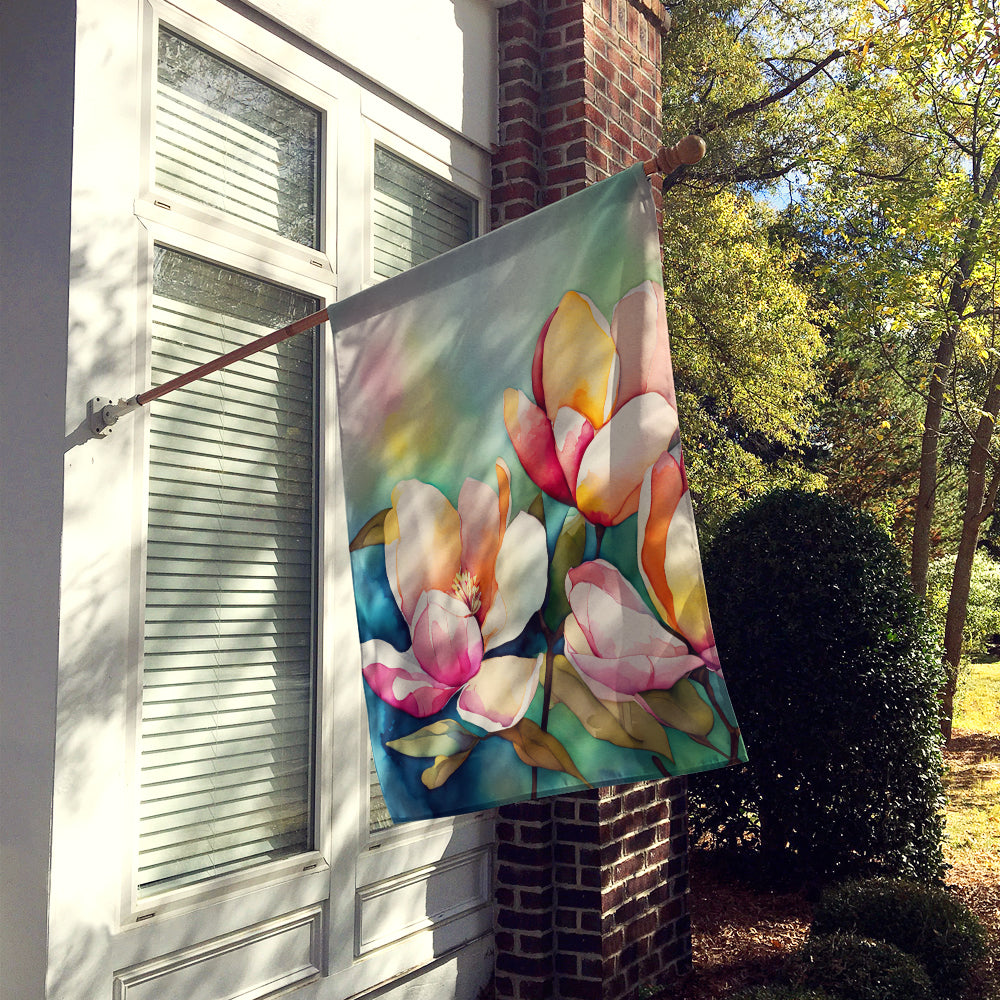 Caroline's Treasures Mississippi Magnolia in Watercolor House Flag