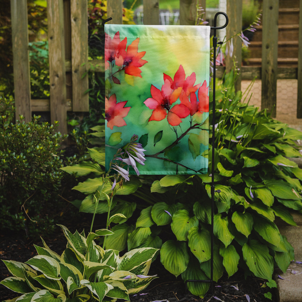 Buy this Missouri Hawthorns in Watercolor Garden Flag
