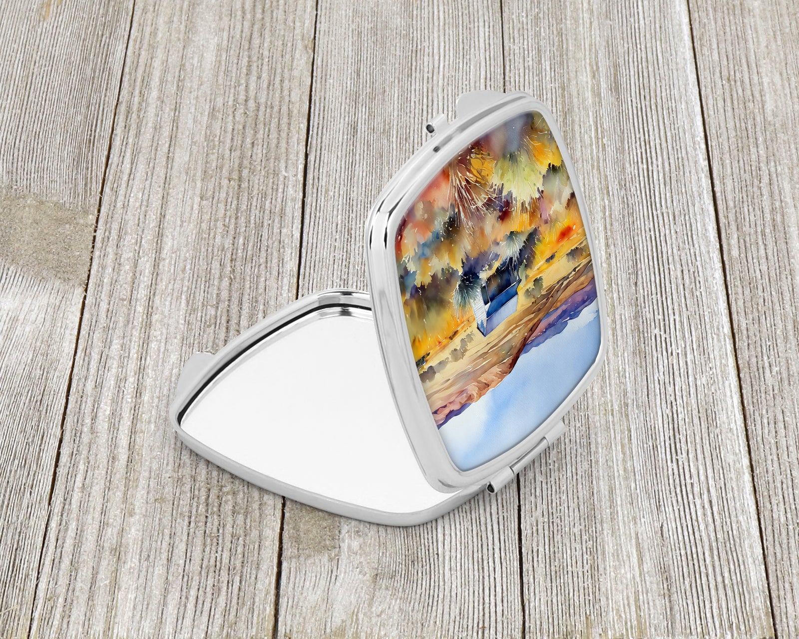 Caroline's Treasures Nevada Sagebrush in Watercolor Compact Mirror