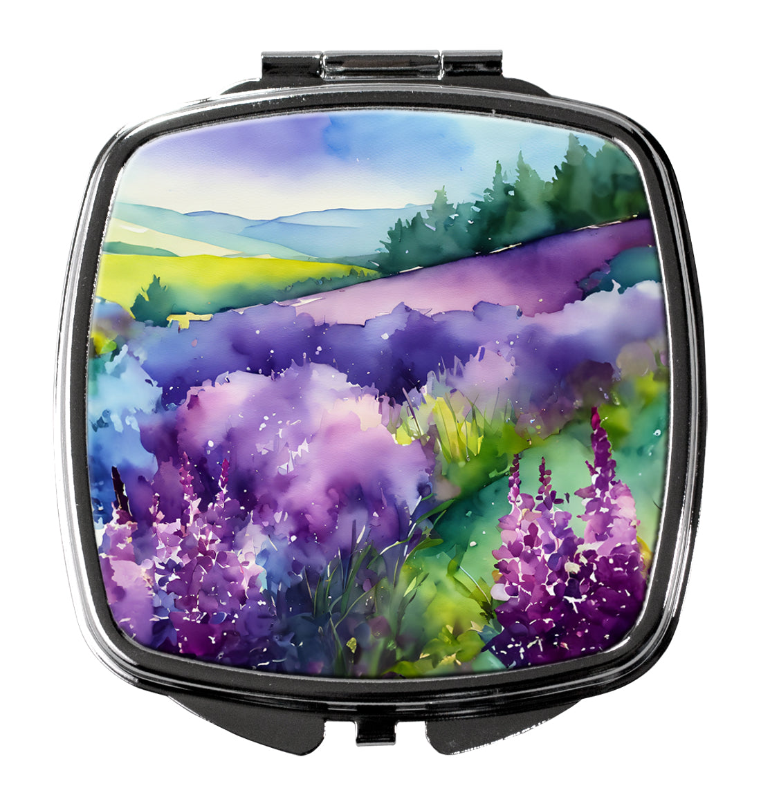 Caroline's Treasures New Hampshire Purple Lilac in Watercolor Compact Mirror
