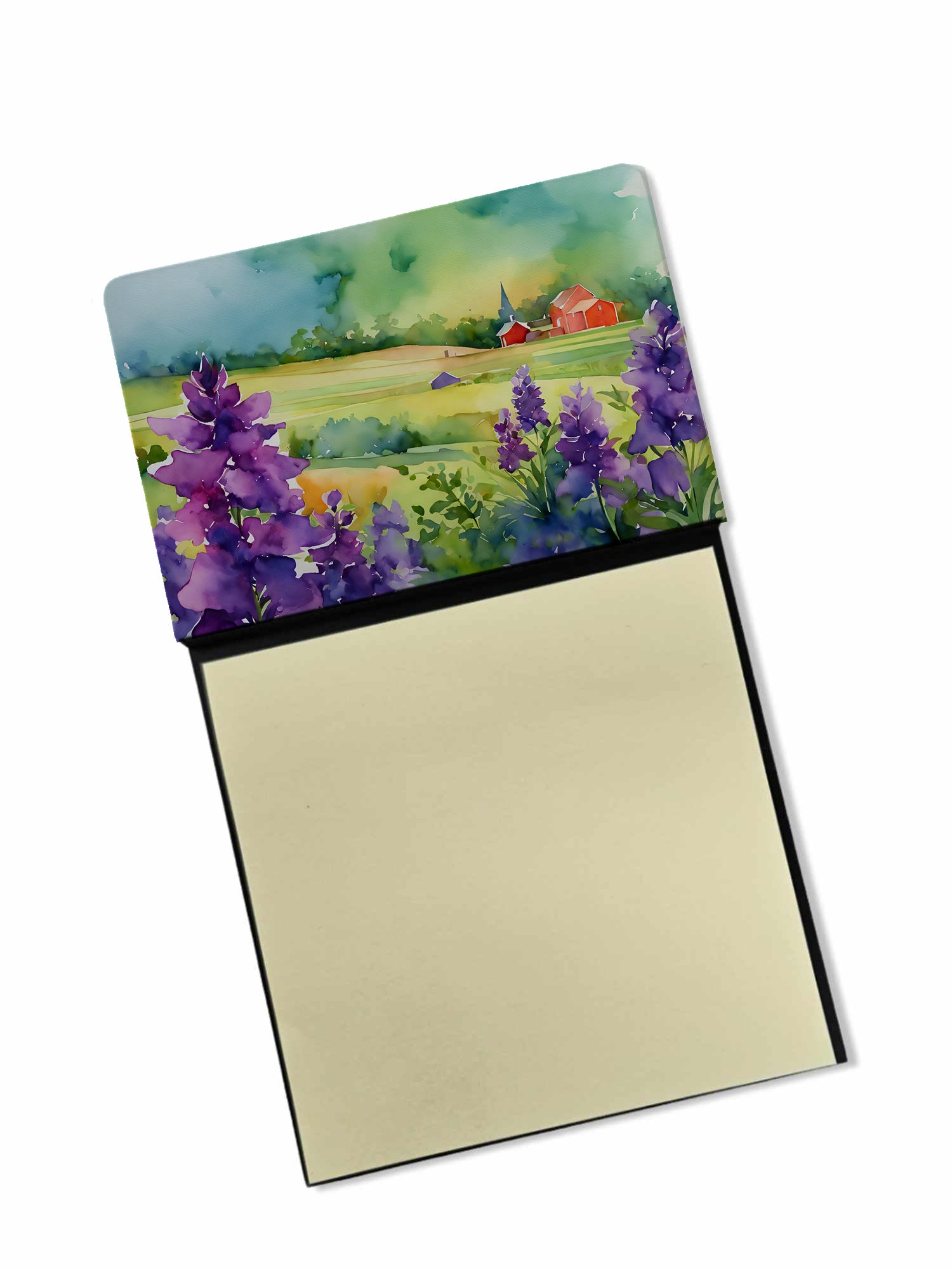 Buy this New Jersey Violet in Watercolor Sticky Note Holder