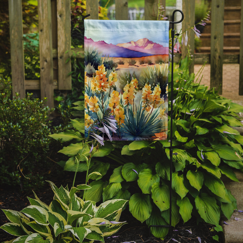 Buy this New Mexico Yucca Flower in Watercolor Garden Flag