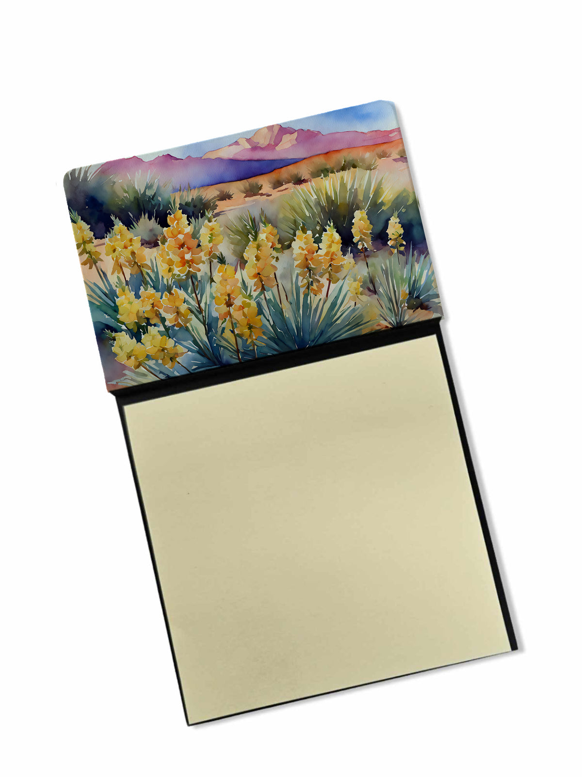 Buy this New Mexico Yucca Flower in Watercolor Sticky Note Holder