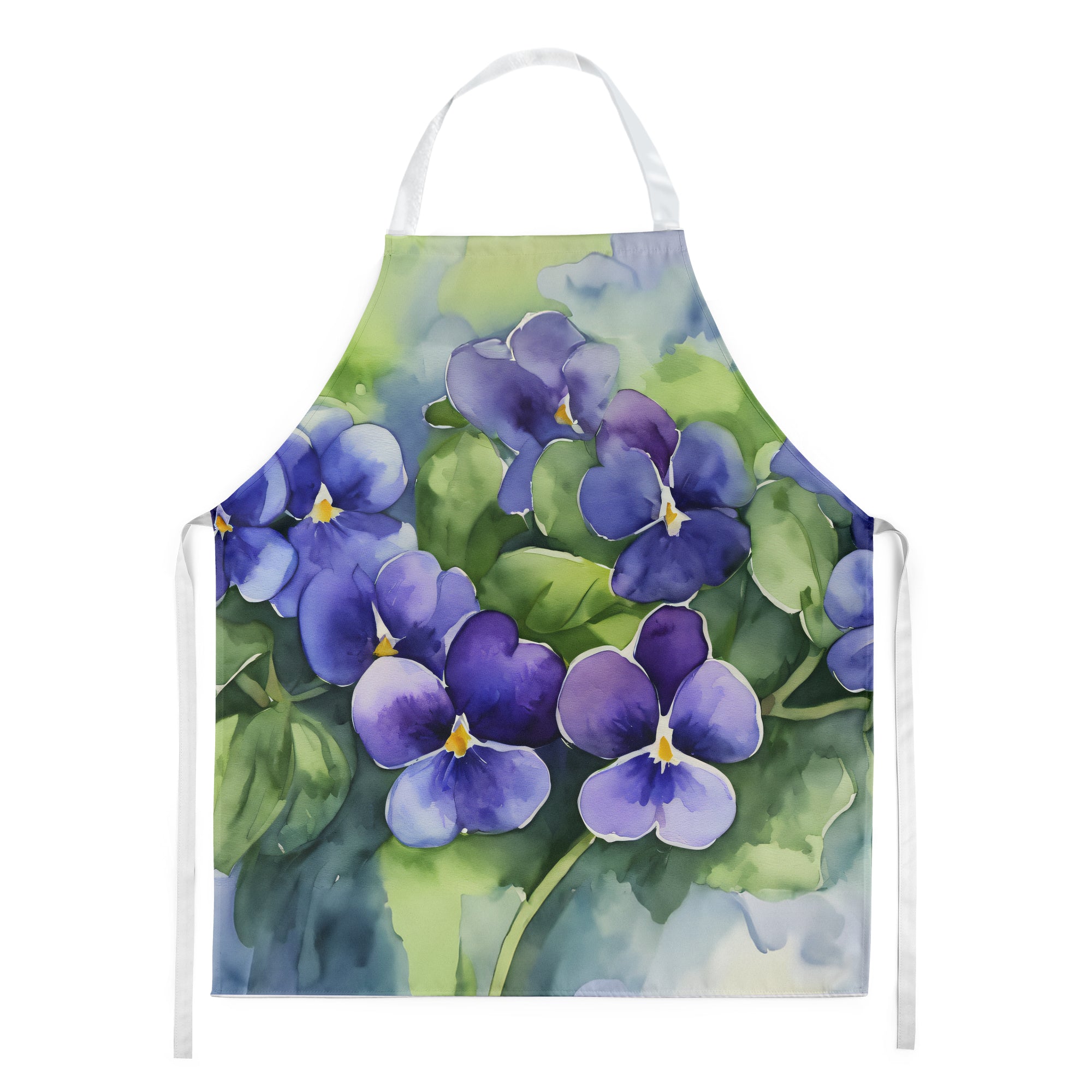 Buy this Rhode Island Violets in Watercolor Apron