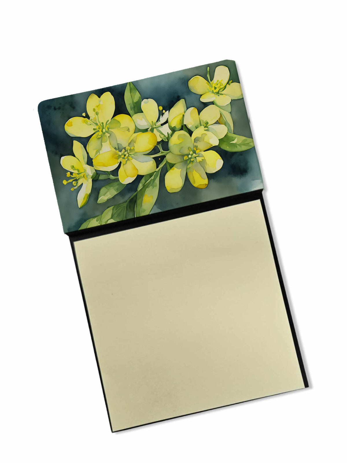 Buy this South Carolina Yellow Jessamine in Watercolor Sticky Note Holder