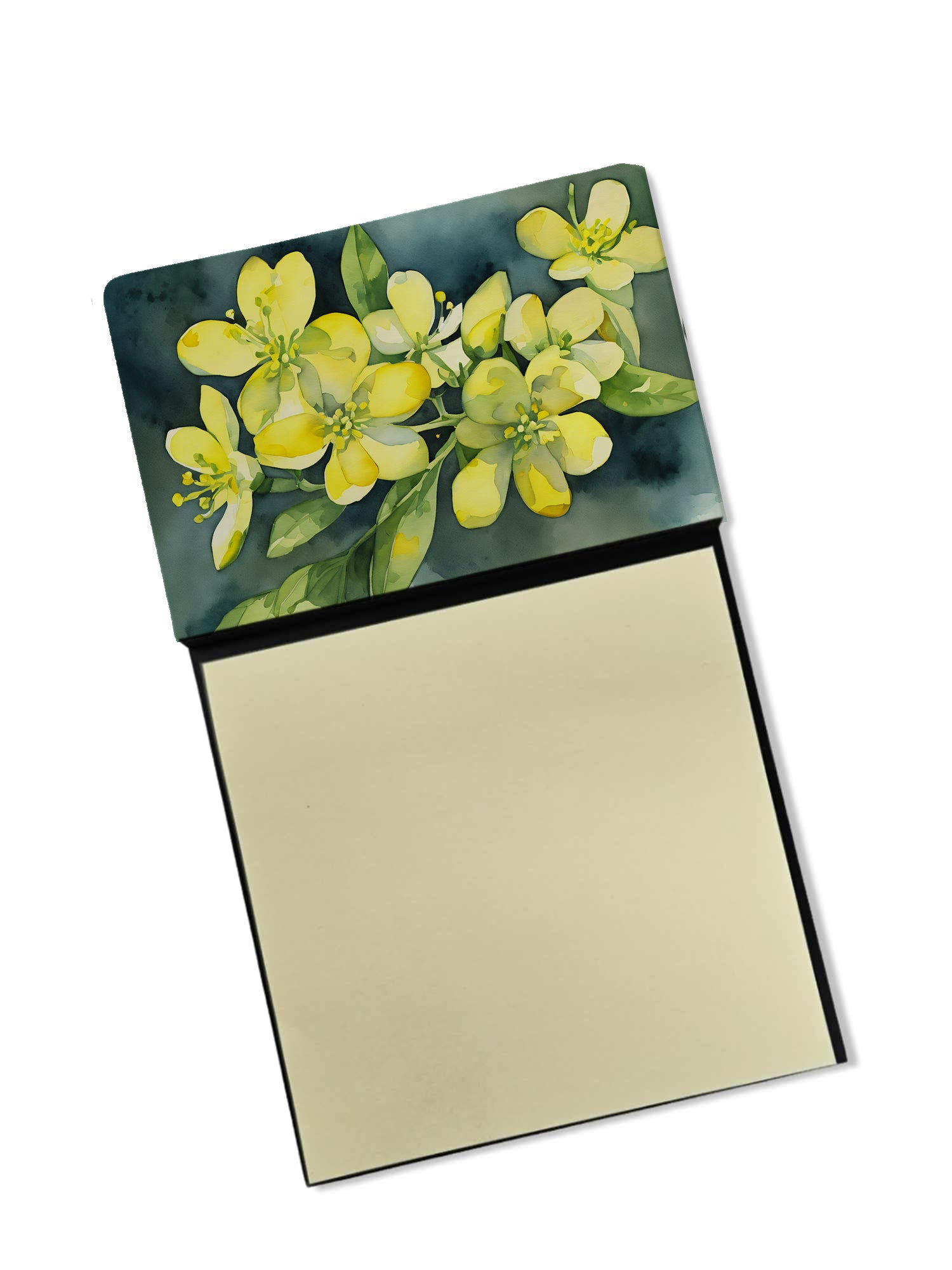 Buy this South Carolina Yellow Jessamine in Watercolor Sticky Note Holder