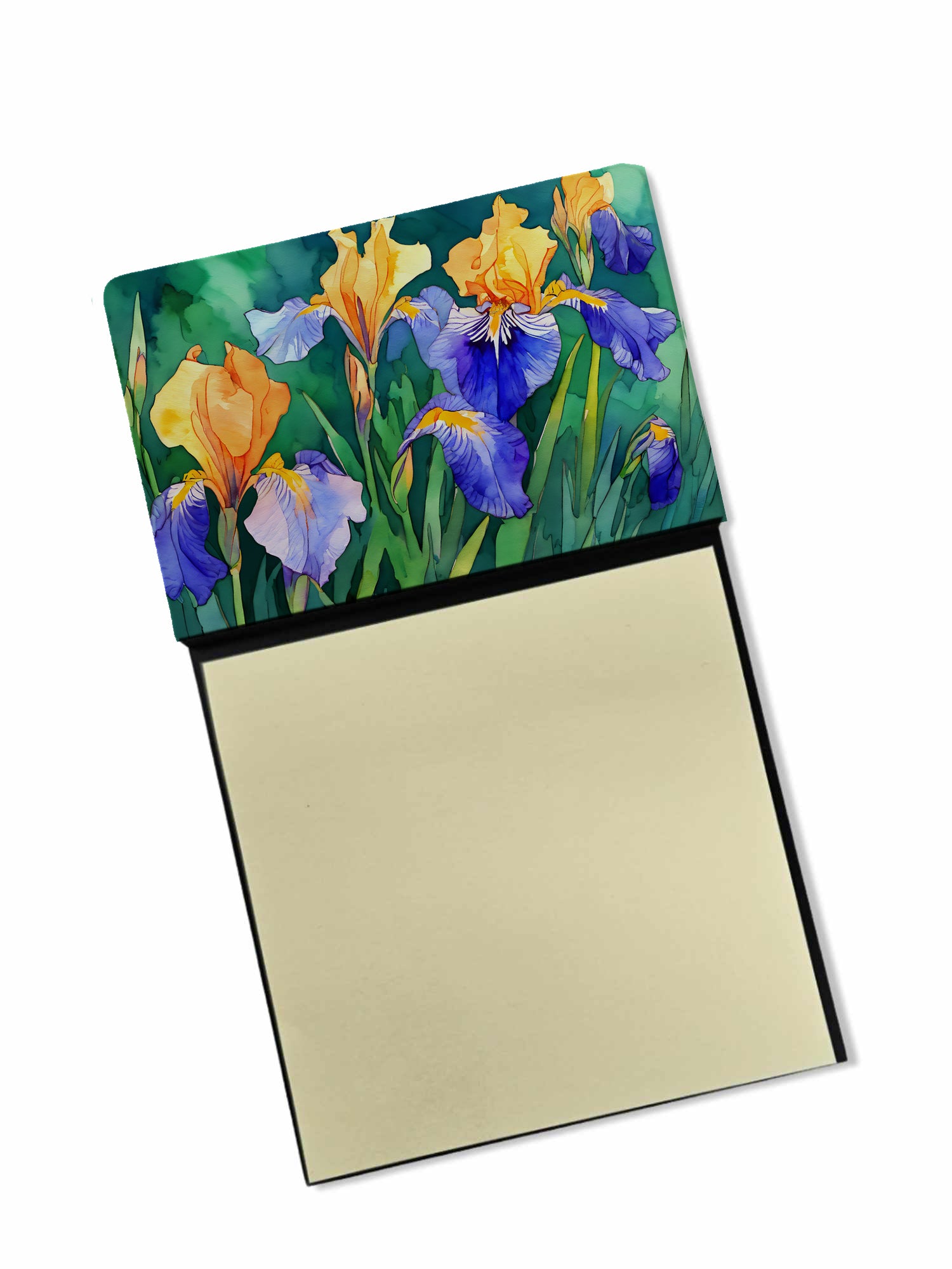 Buy this Tennessee Iris in Watercolor Sticky Note Holder