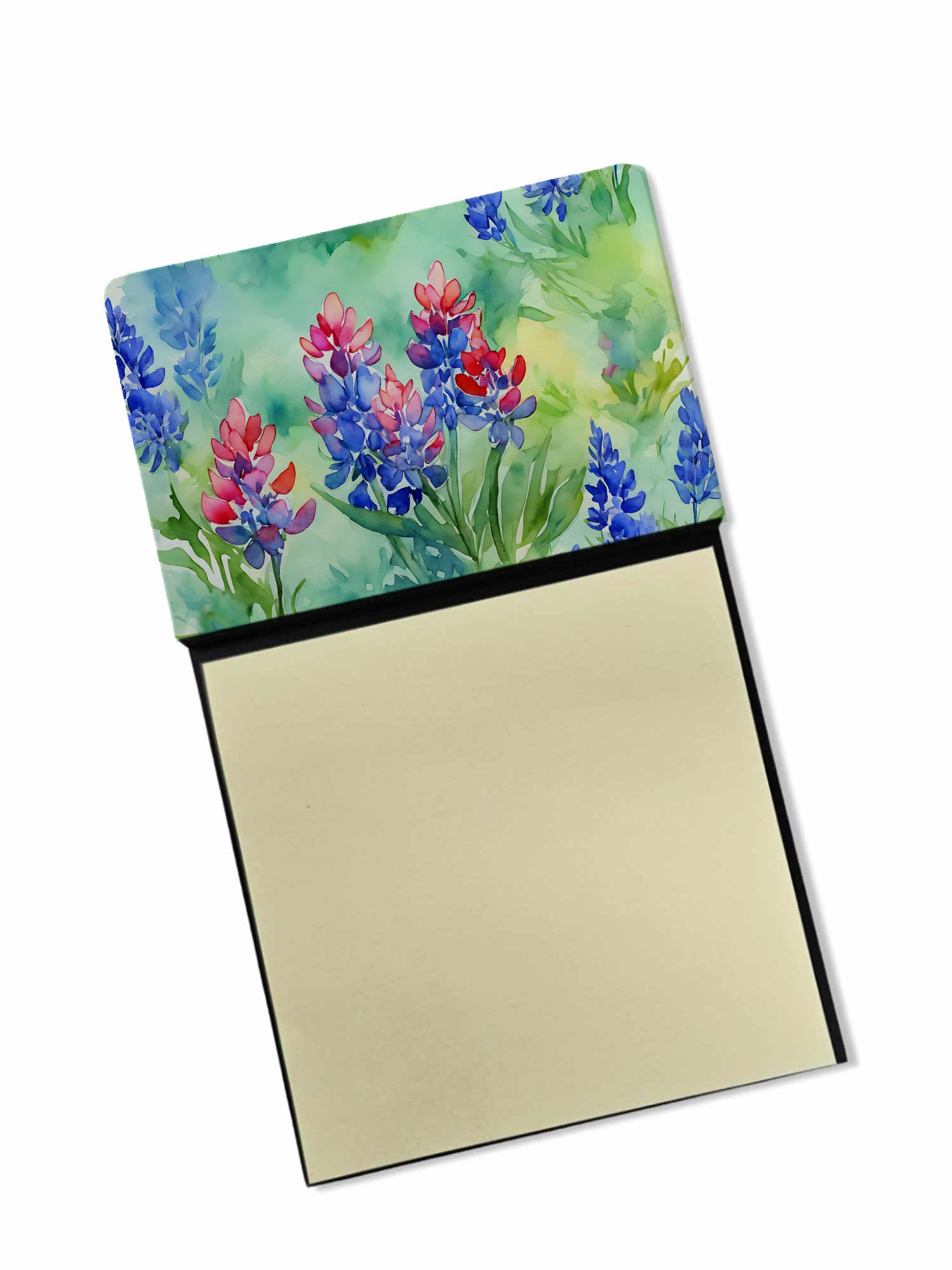 Buy this Texas Bluebonnets in Watercolor Sticky Note Holder