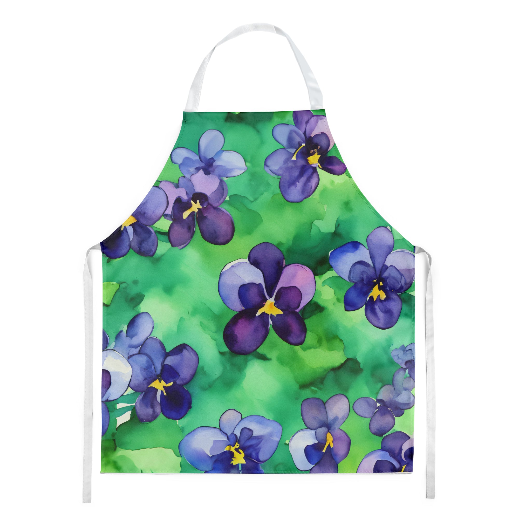 Buy this Wisconsin Wood Violets in Watercolor Apron