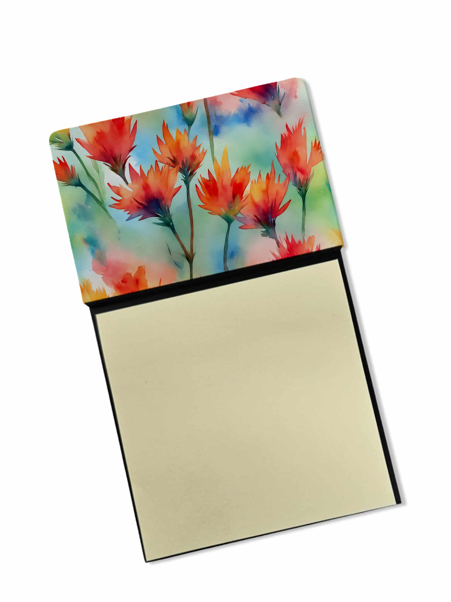 Buy this Wyoming Indian Paintbrush in Watercolor Sticky Note Holder