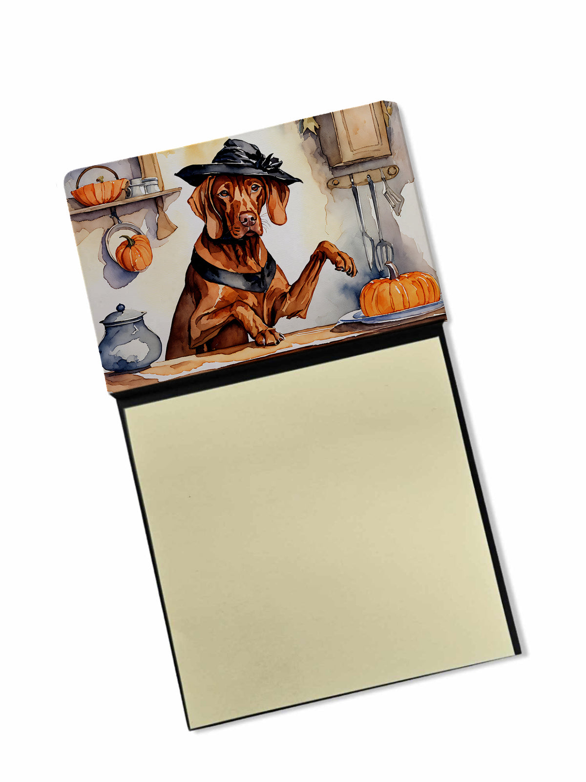 Buy this Vizsla Fall Kitchen Pumpkins Sticky Note Holder