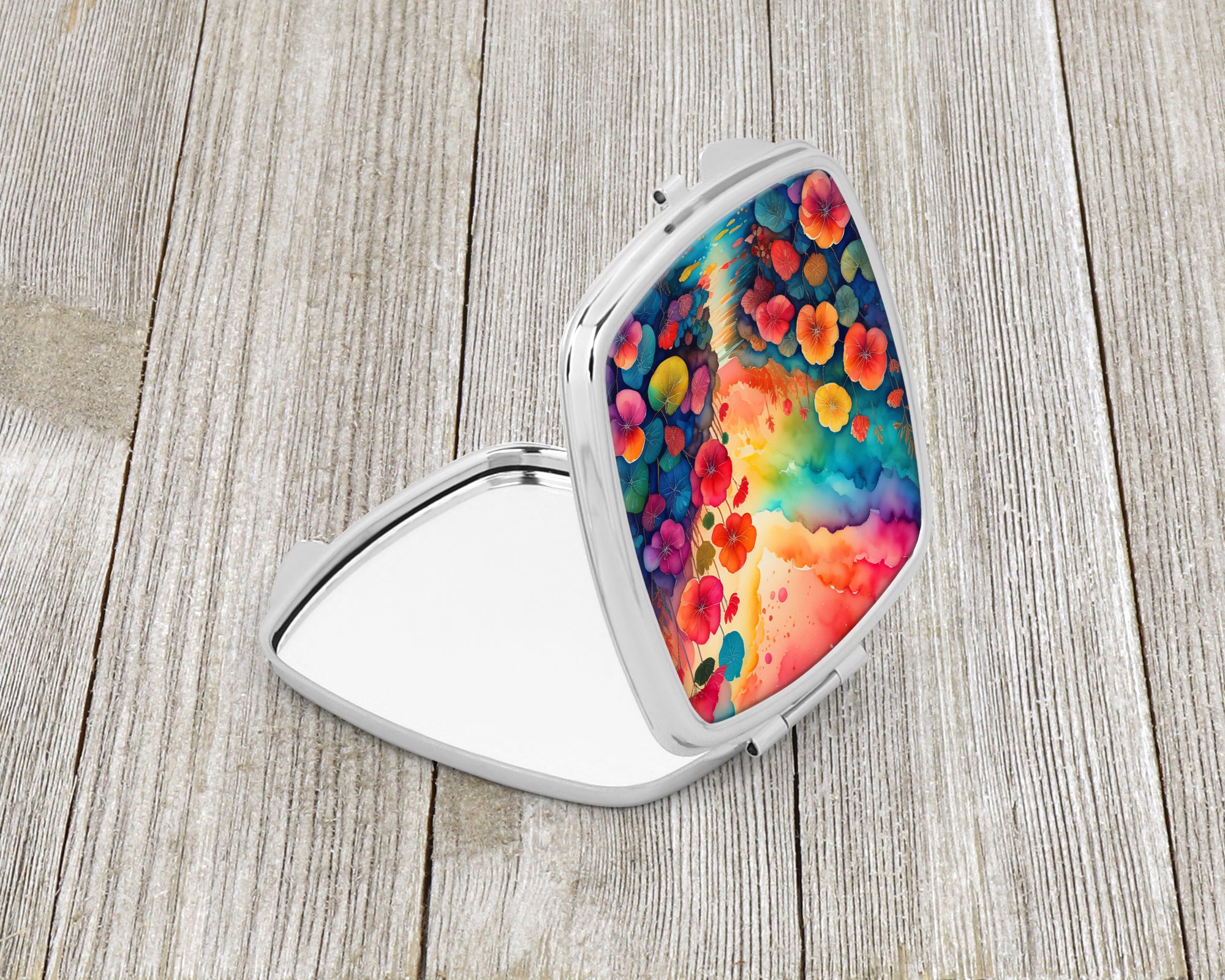 Colorful Begonias Compact Mirror