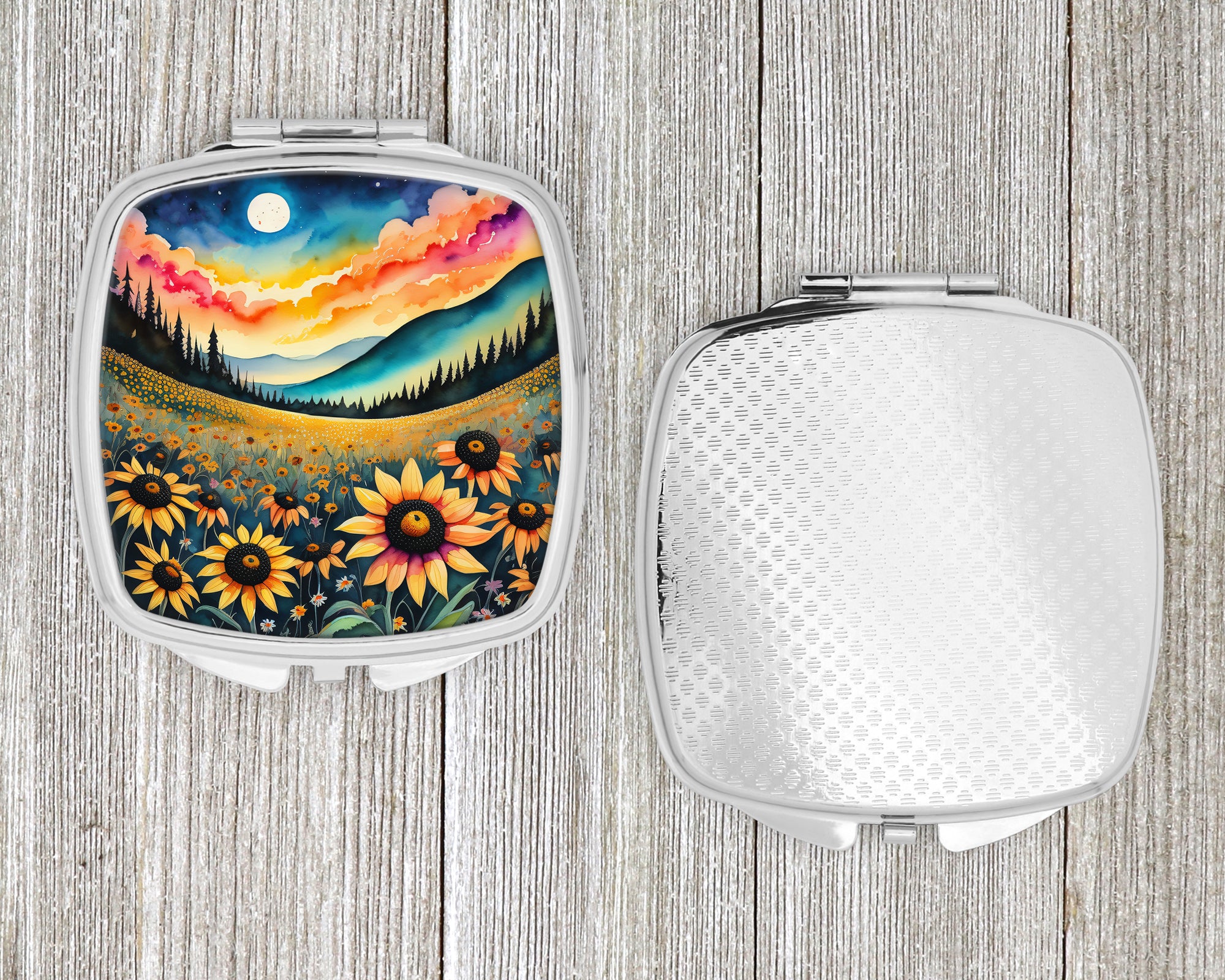 Colorful Black-eyed Susans Compact Mirror