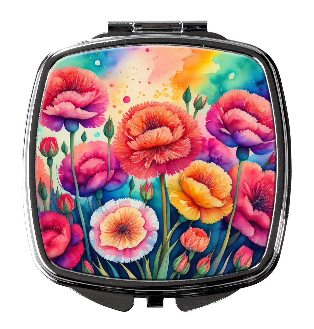 Buy this Colorful Carnations Compact Mirror