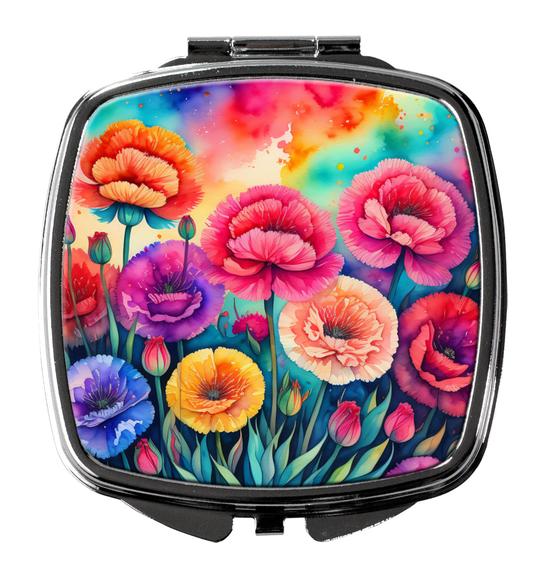 Buy this Colorful Carnations Compact Mirror