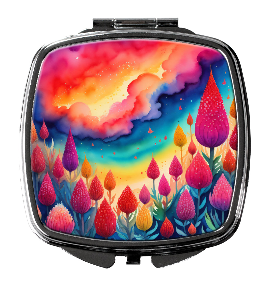 Buy this Colorful Celosia Compact Mirror