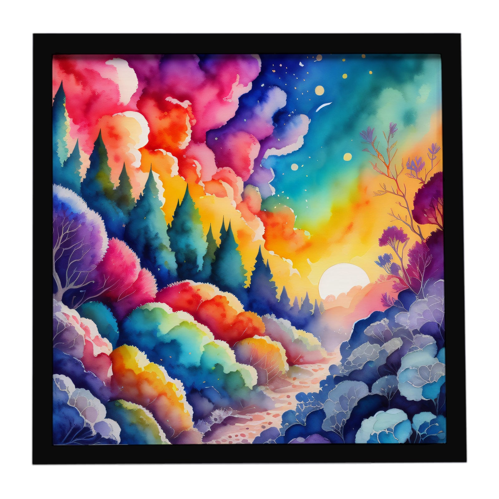 Caroline's Treasures Colorful Dusty Miller Framed Metal Print