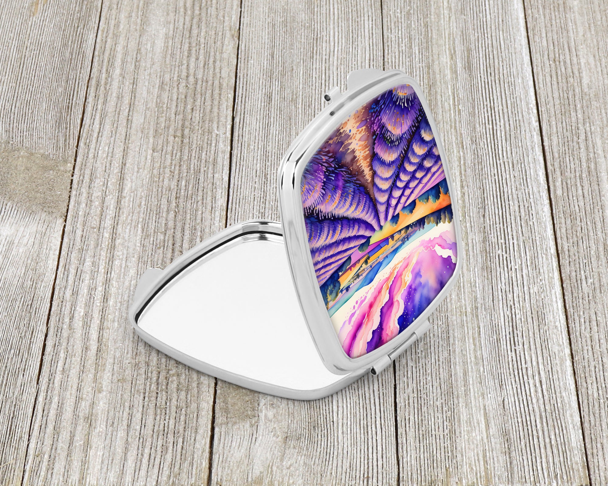 Buy this Colorful English Lavender Compact Mirror