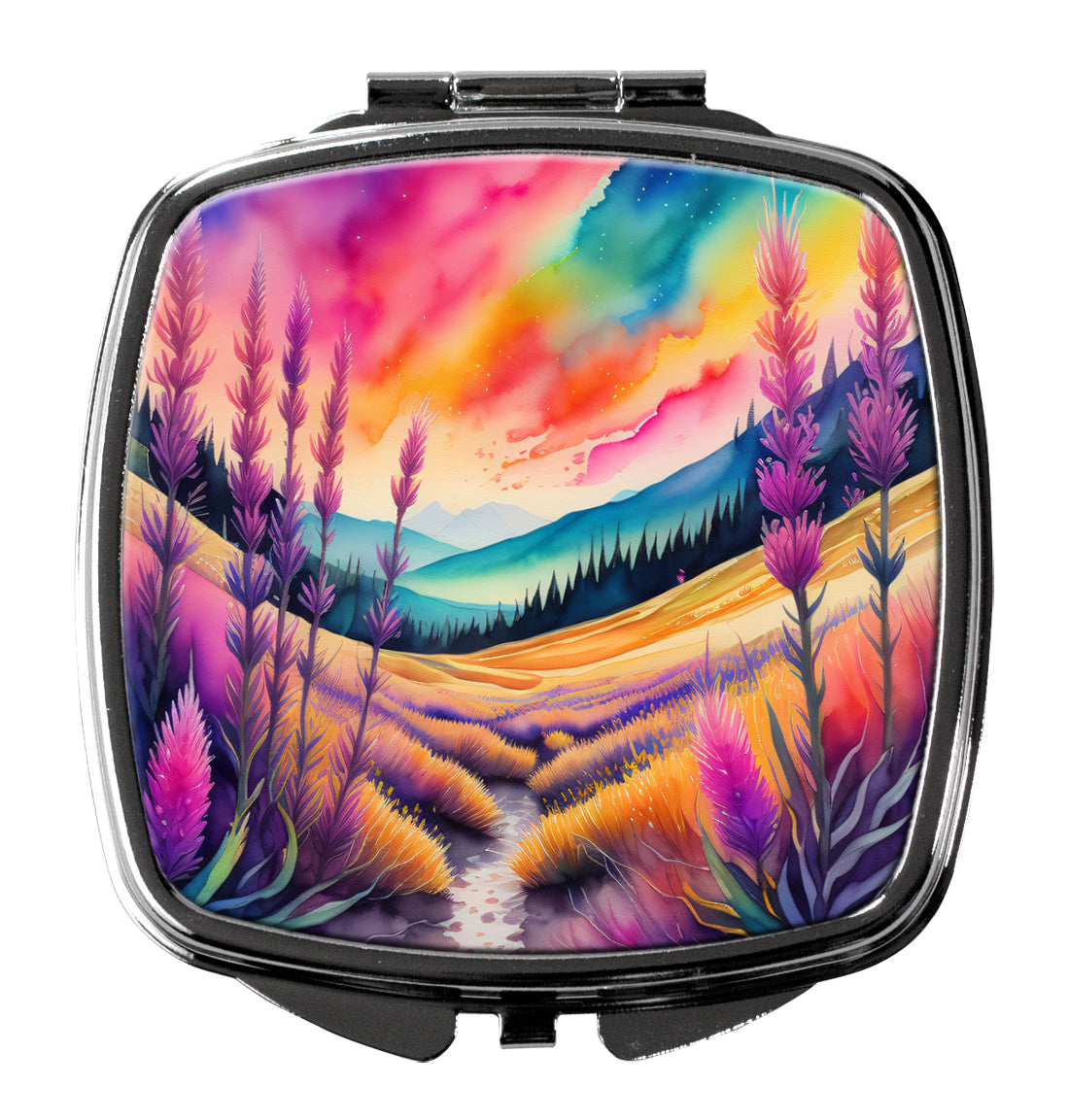 Buy this Colorful Liatris Compact Mirror