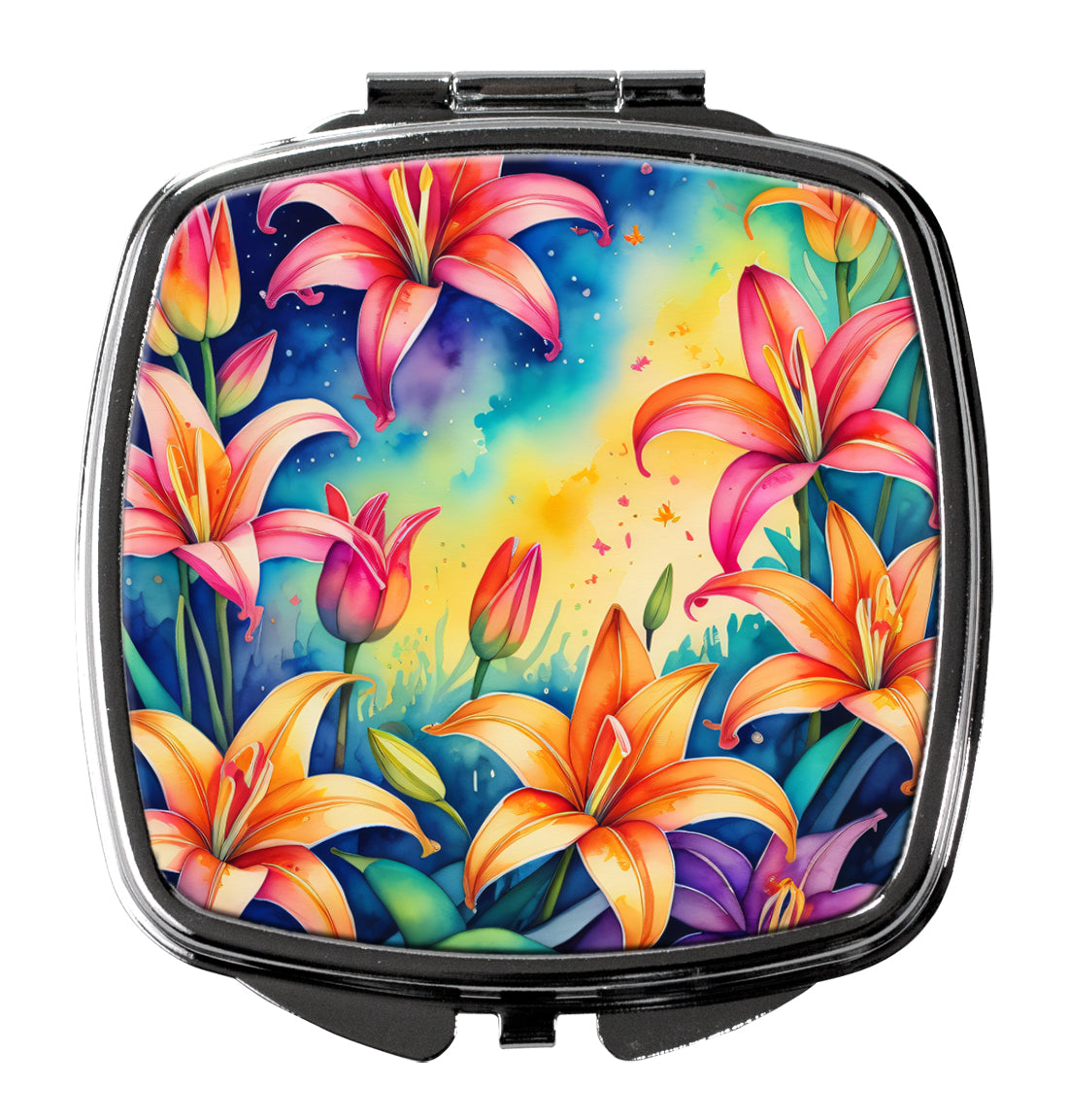 Buy this Colorful Lilies Compact Mirror