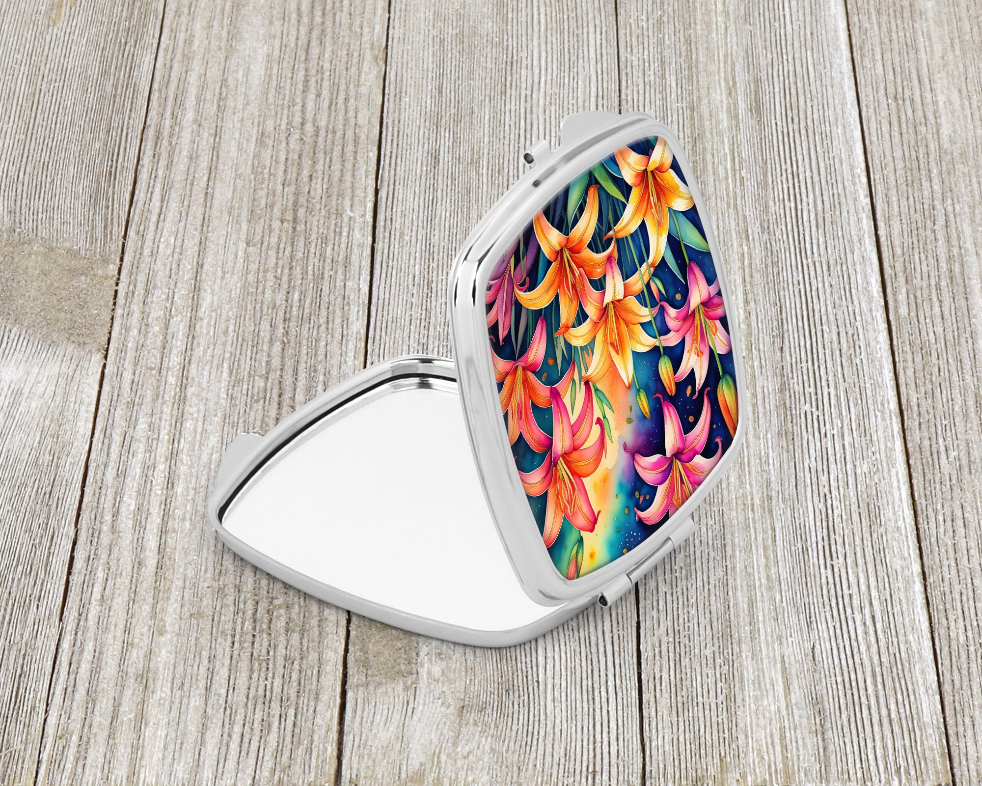 Buy this Colorful Lilies Compact Mirror