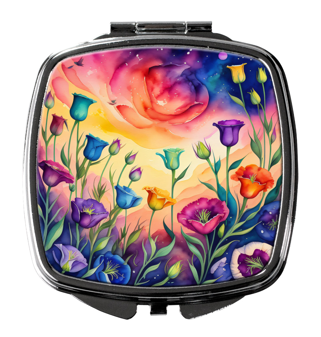 Buy this Colorful Lisianthus Compact Mirror