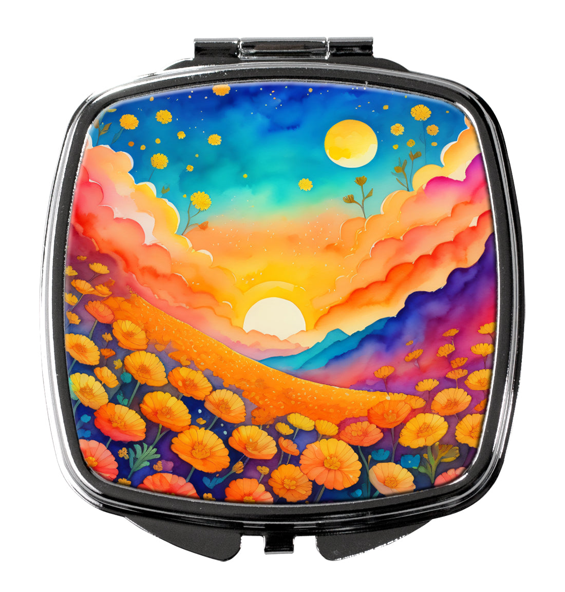 Buy this Colorful Marigolds Compact Mirror