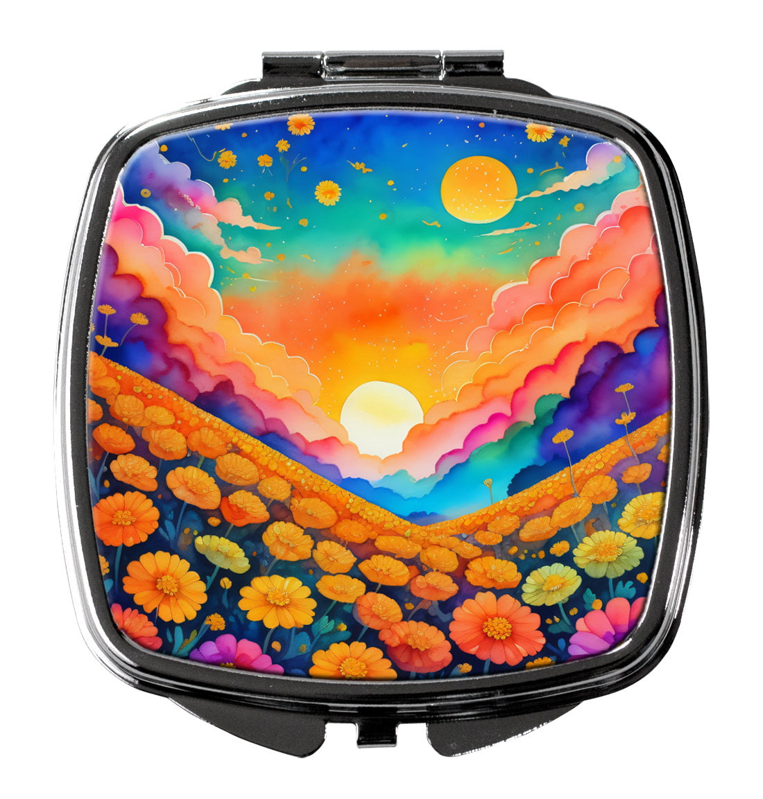 Buy this Colorful Marigolds Compact Mirror