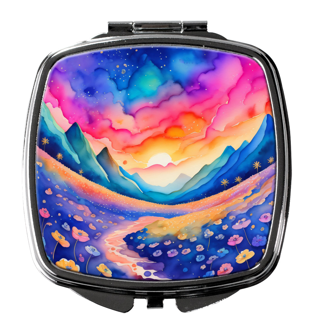Buy this Colorful Periwinkles Compact Mirror
