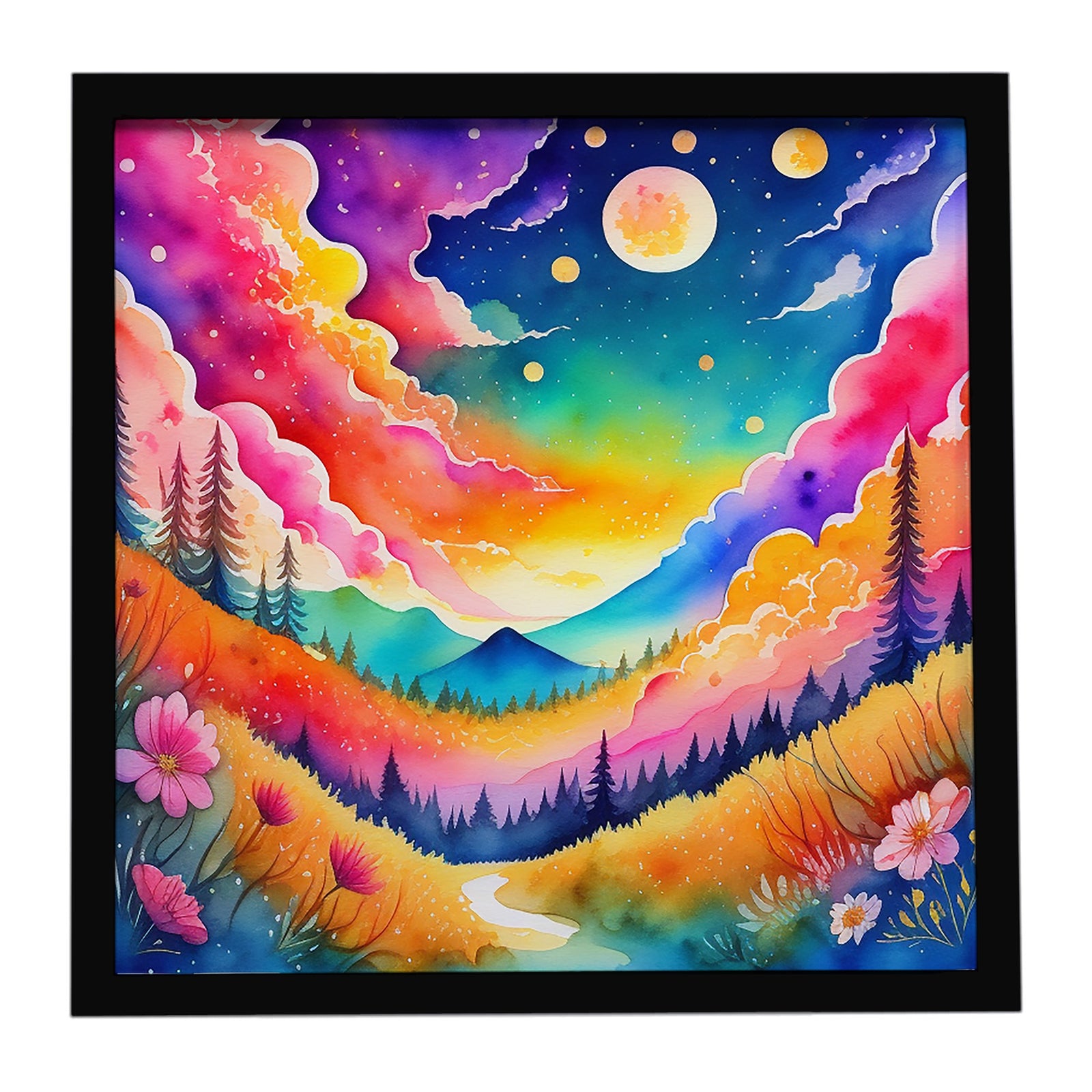 Caroline's Treasures Colorful Stock, or gillyflower Framed Metal Print