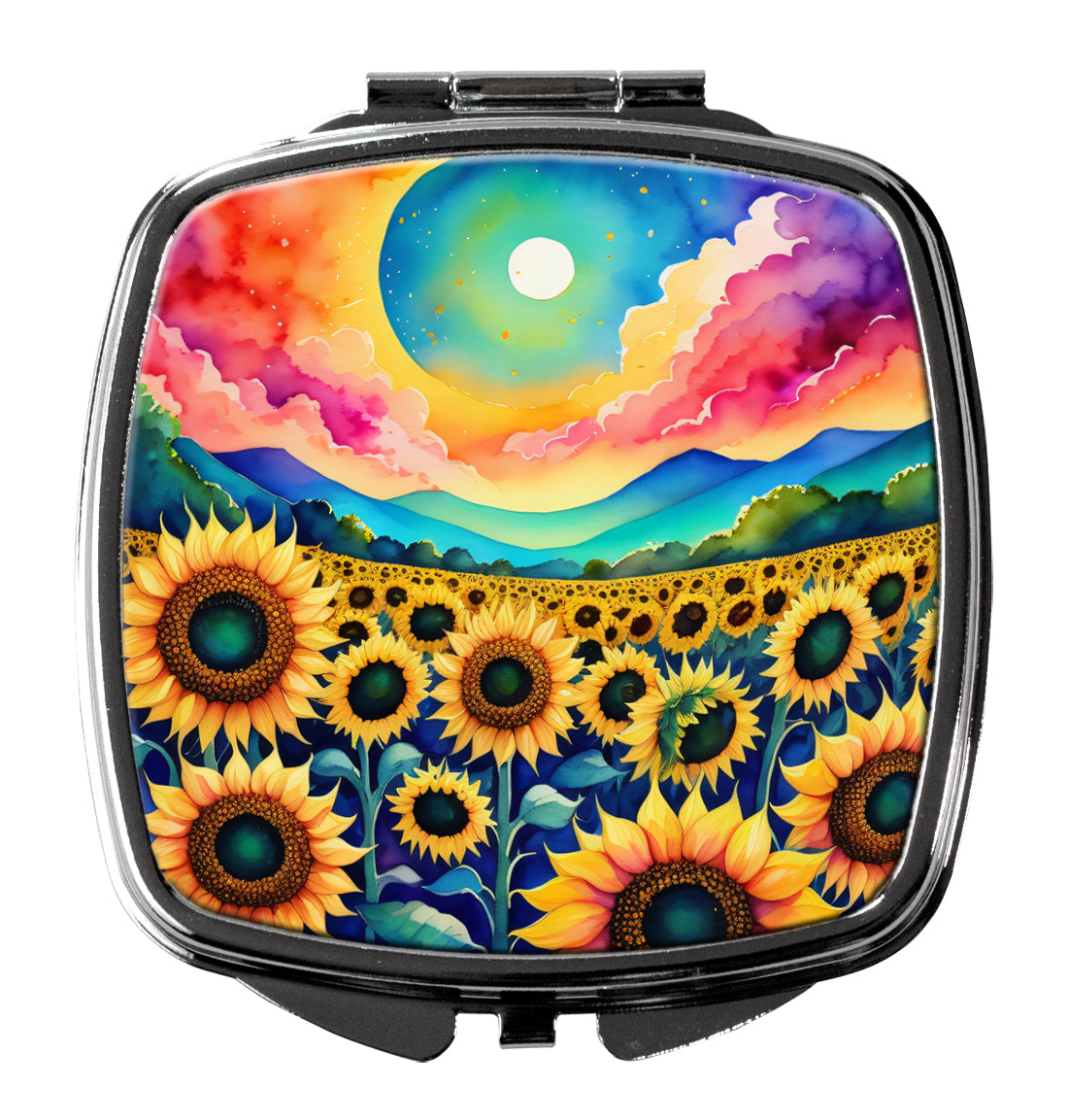 Buy this Colorful Sunflowers Compact Mirror