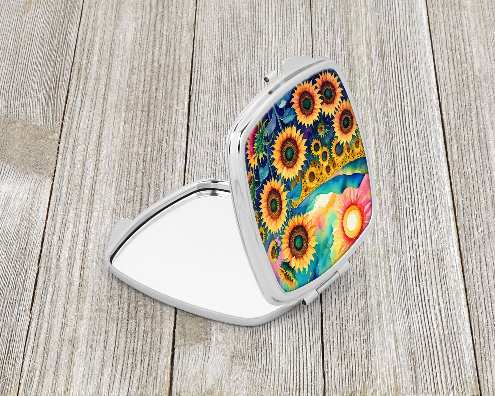 Colorful Sunflowers Compact Mirror