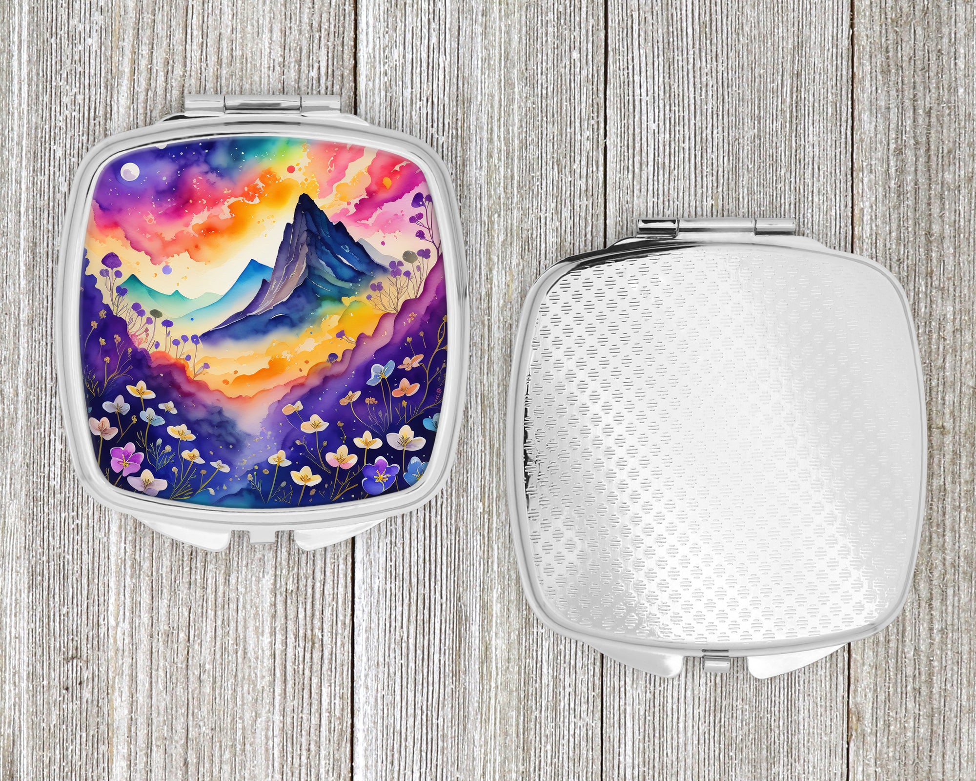 Colorful Violets Compact Mirror