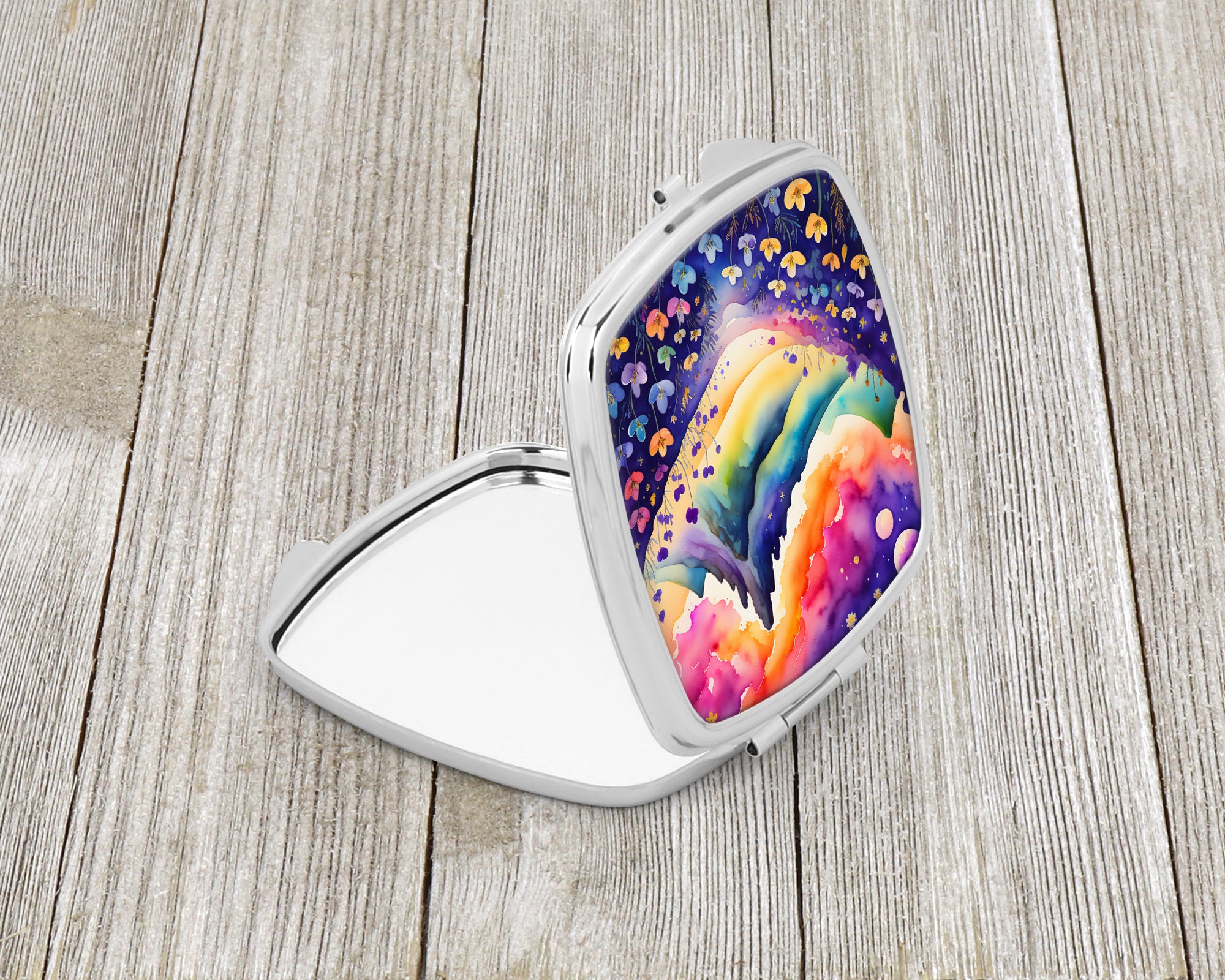 Colorful Violets Compact Mirror