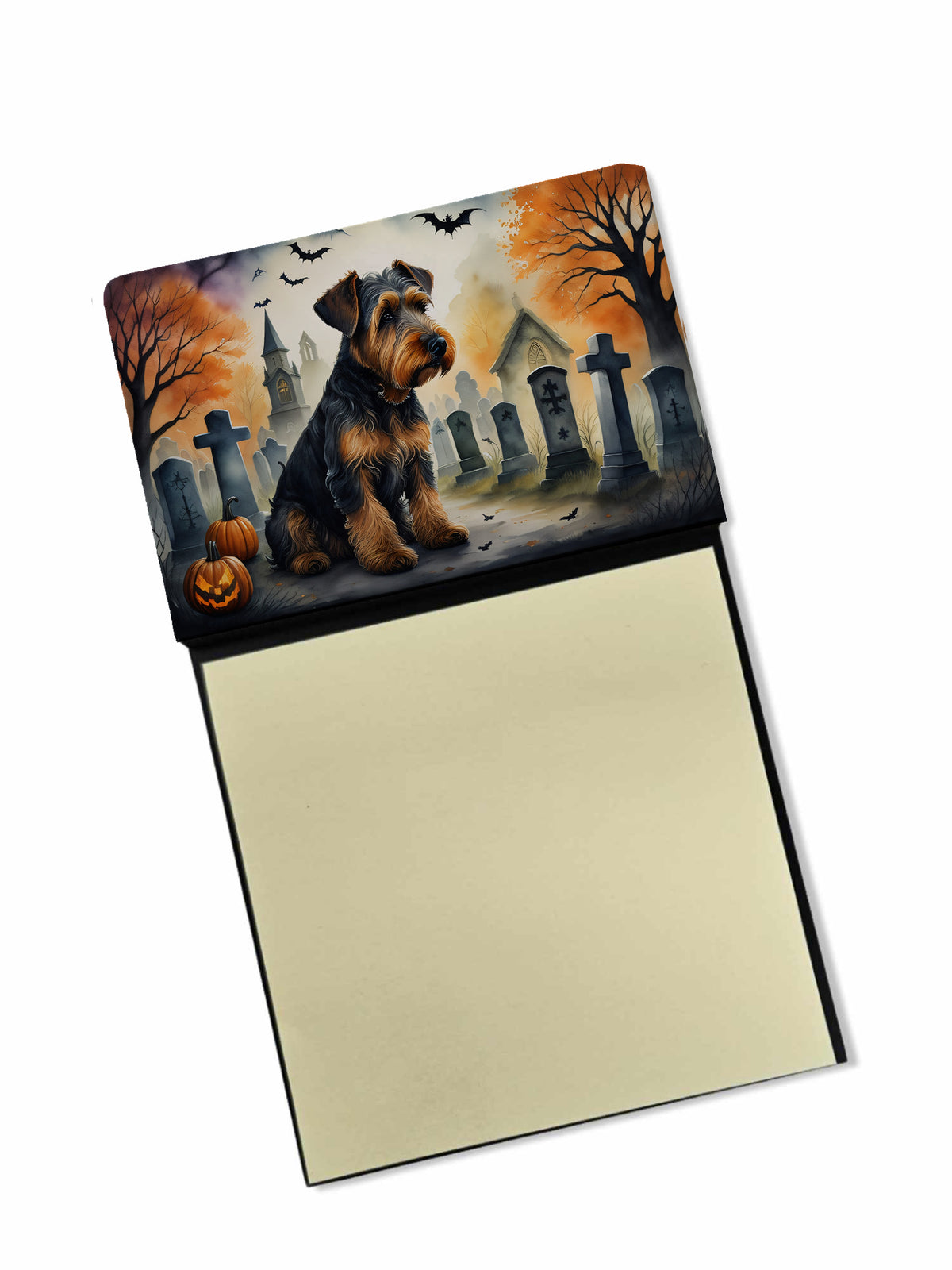 Buy this Airedale Terrier Spooky Halloween Sticky Note Holder