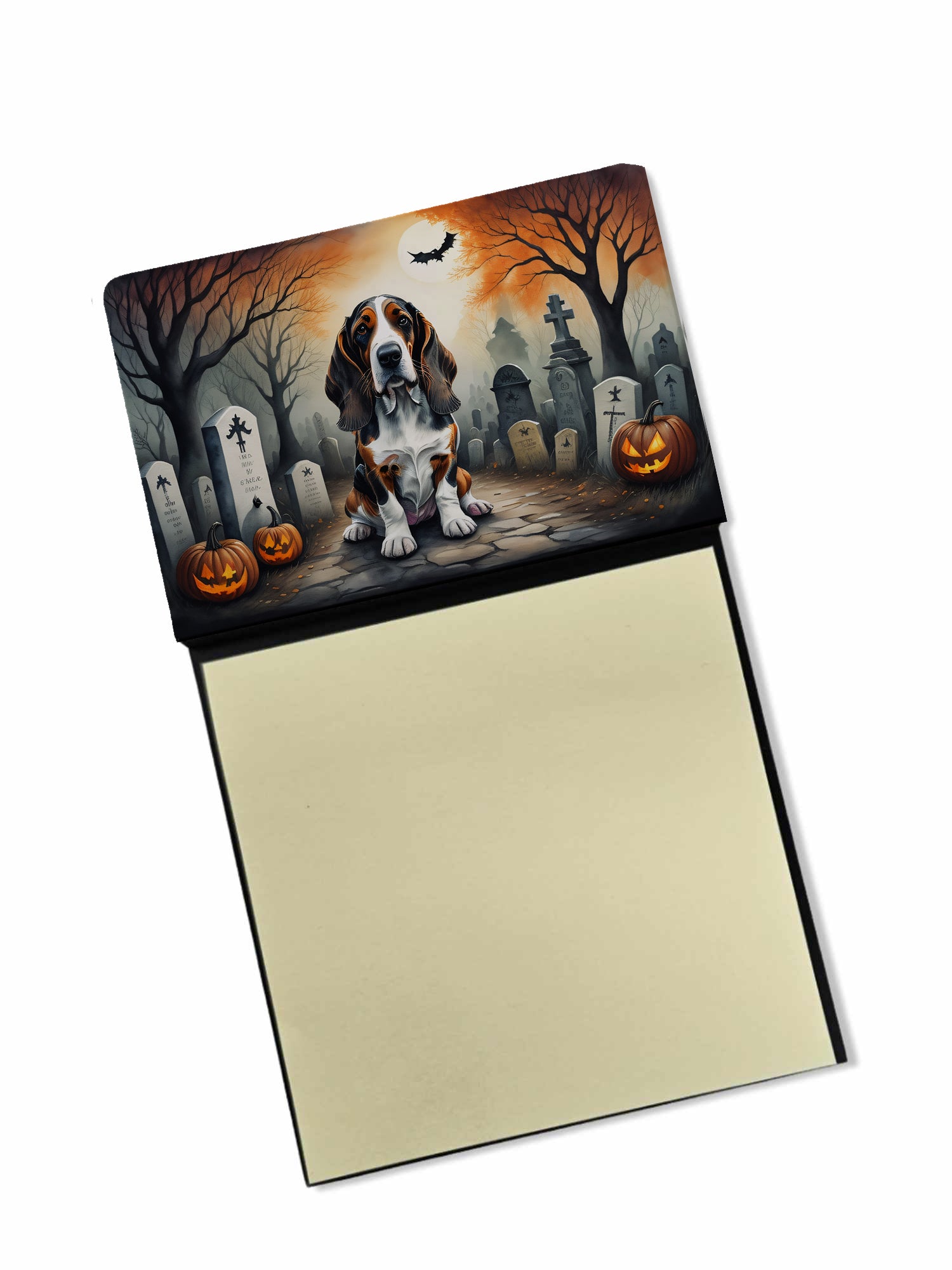 Buy this Basset Hound Spooky Halloween Sticky Note Holder