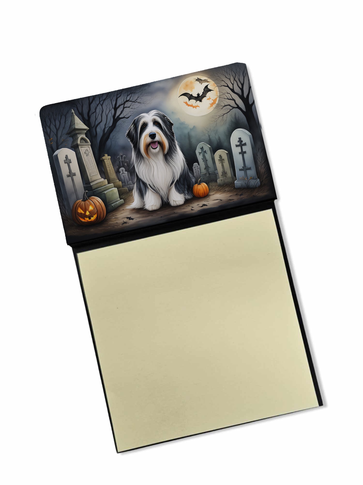 Buy this Bearded Collie Spooky Halloween Sticky Note Holder