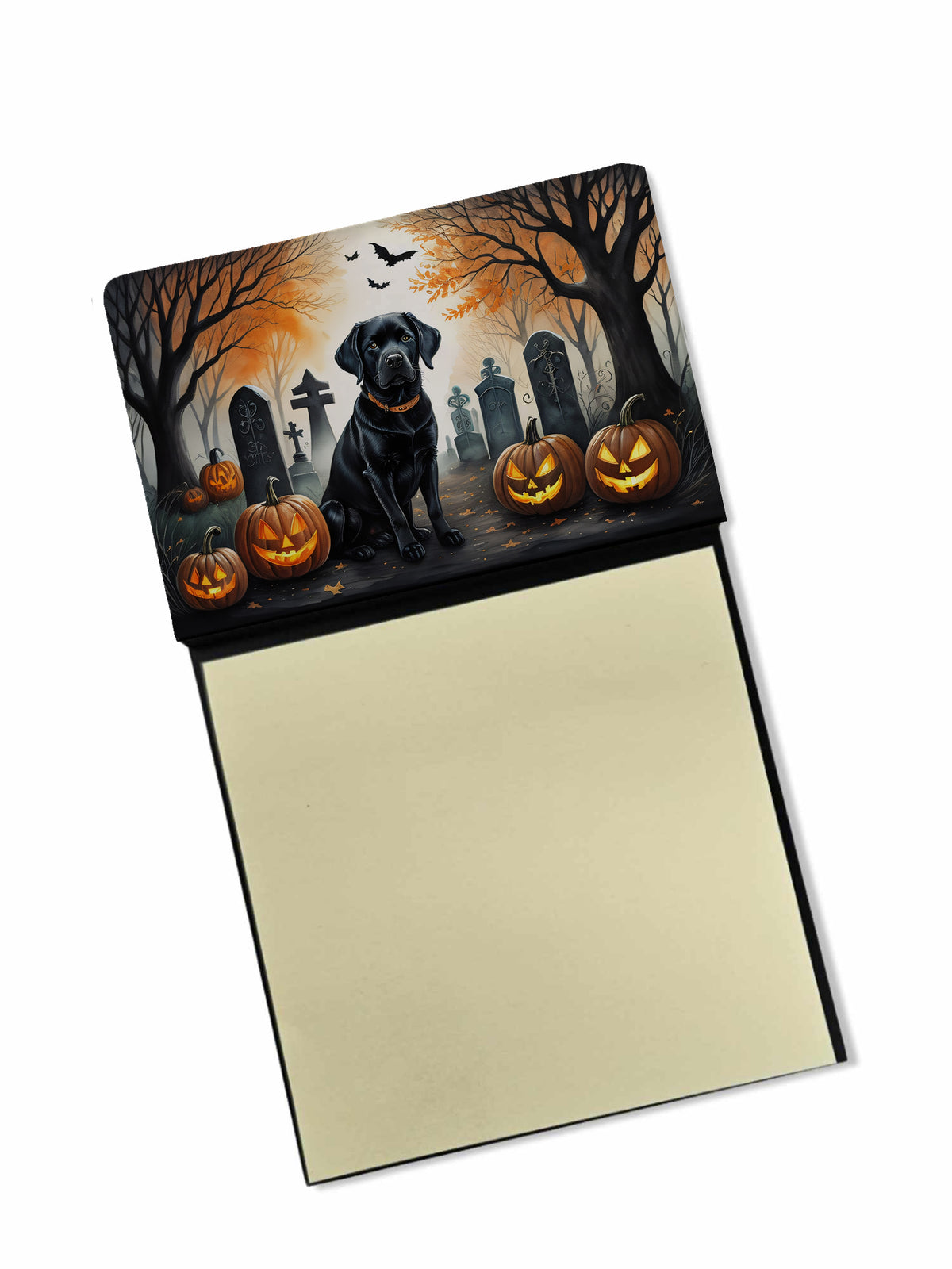 Buy this Black Labrador Retriever Spooky Halloween Sticky Note Holder