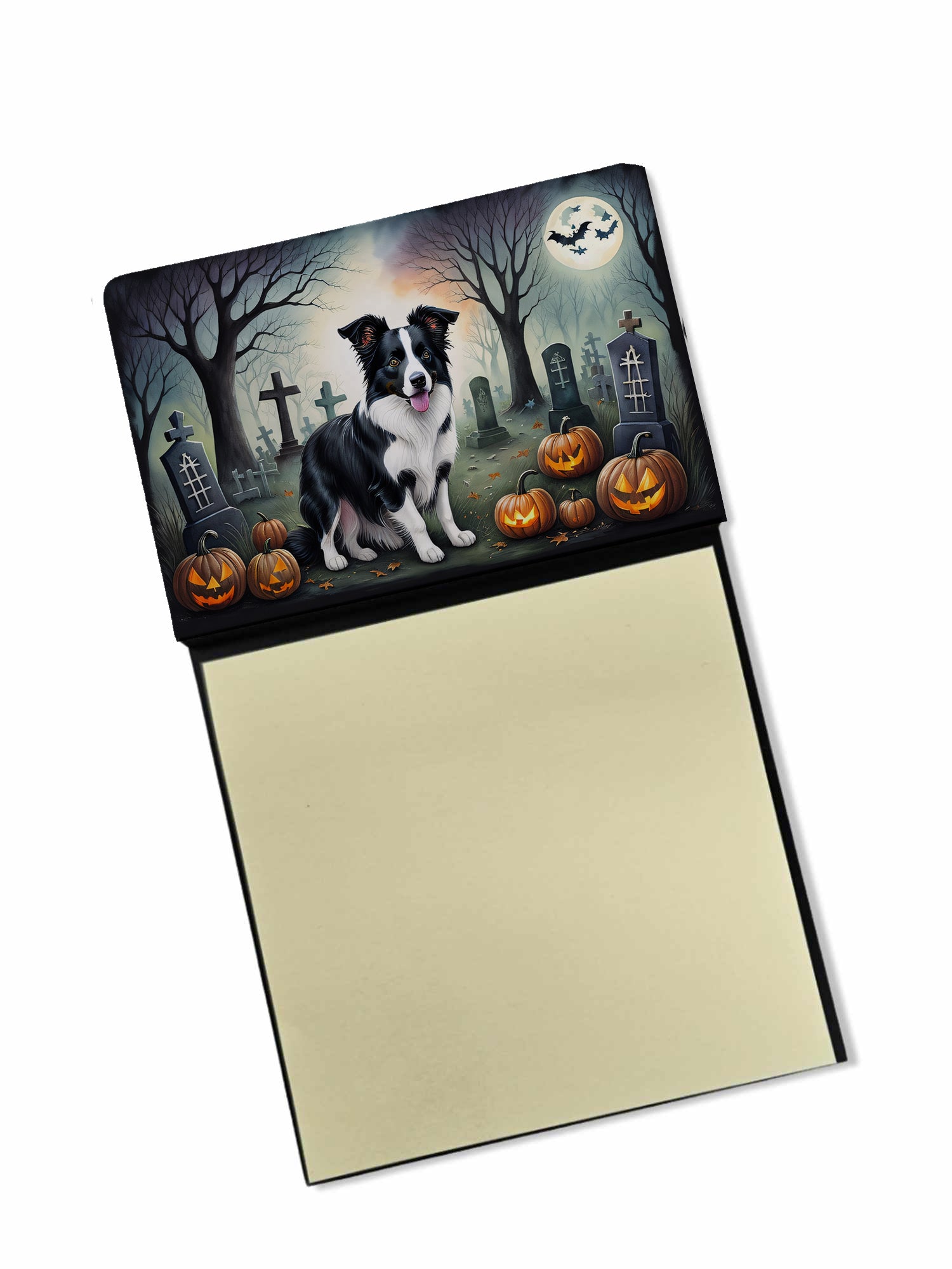 Buy this Border Collie Spooky Halloween Sticky Note Holder