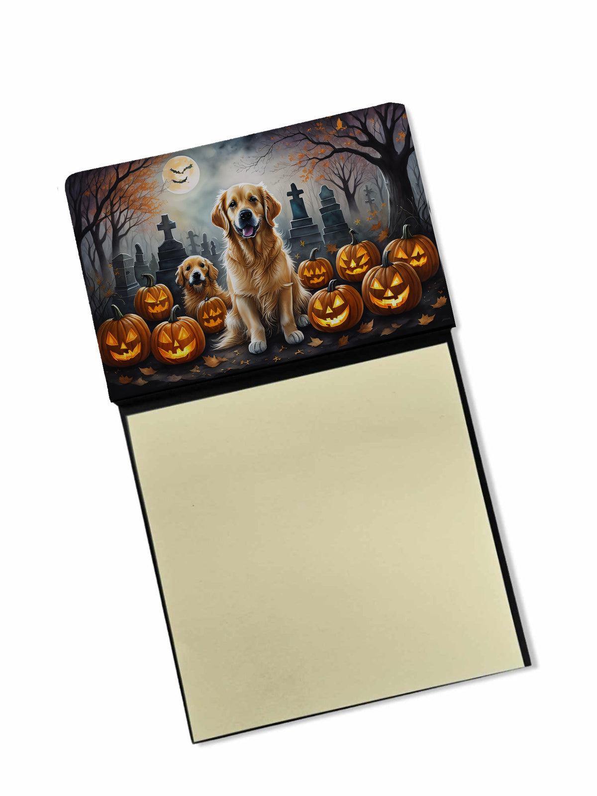 Buy this Golden Retriever Spooky Halloween Sticky Note Holder